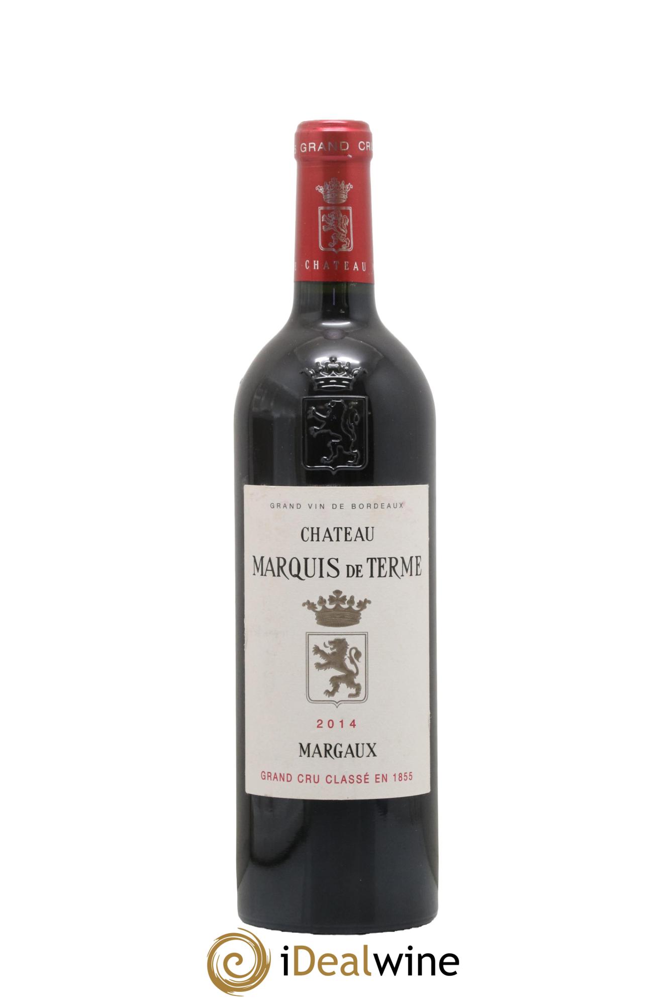 Château Marquis de Terme 4ème Grand Cru Classé 2014 - Lot de 1 bouteille - 0
