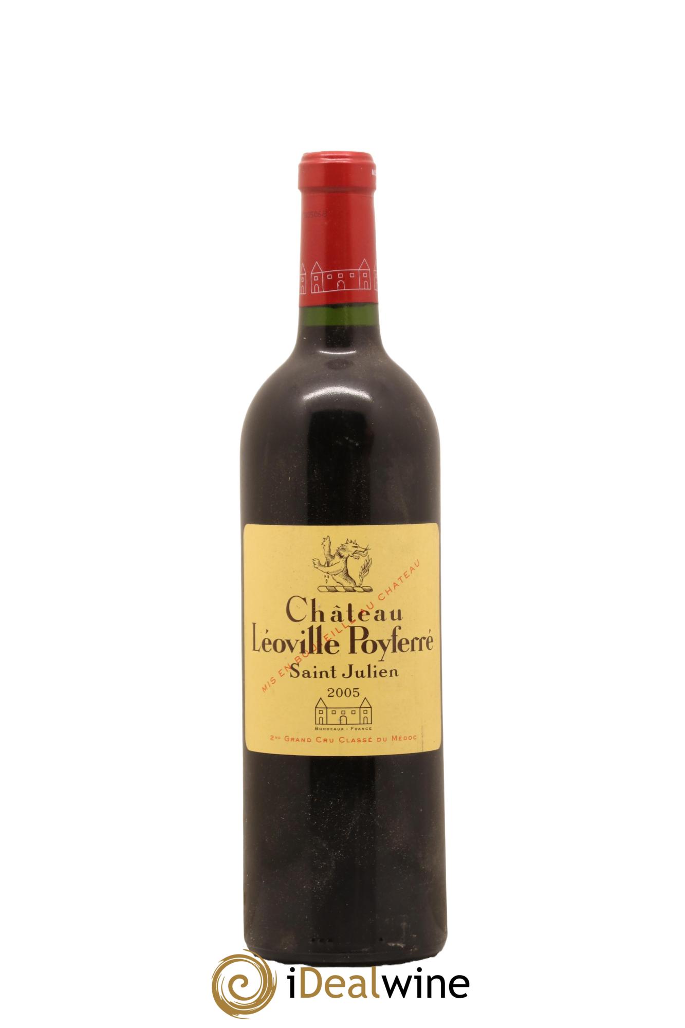 Château Léoville Poyferré 2ème Grand Cru Classé 2005 - Lot de 1 bouteille - 0