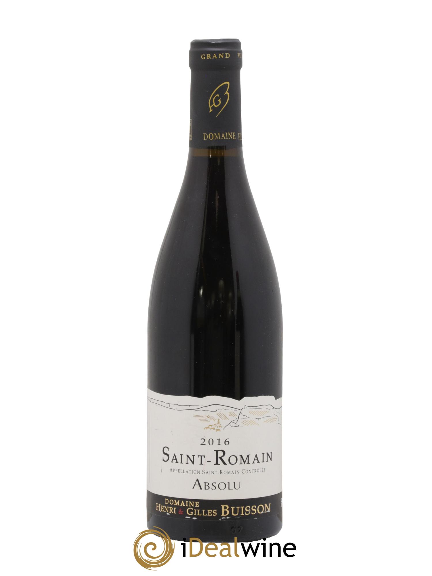 Saint-Romain Absolu Henri et Gilles Buisson 2016 - Lot de 1 bouteille - 0