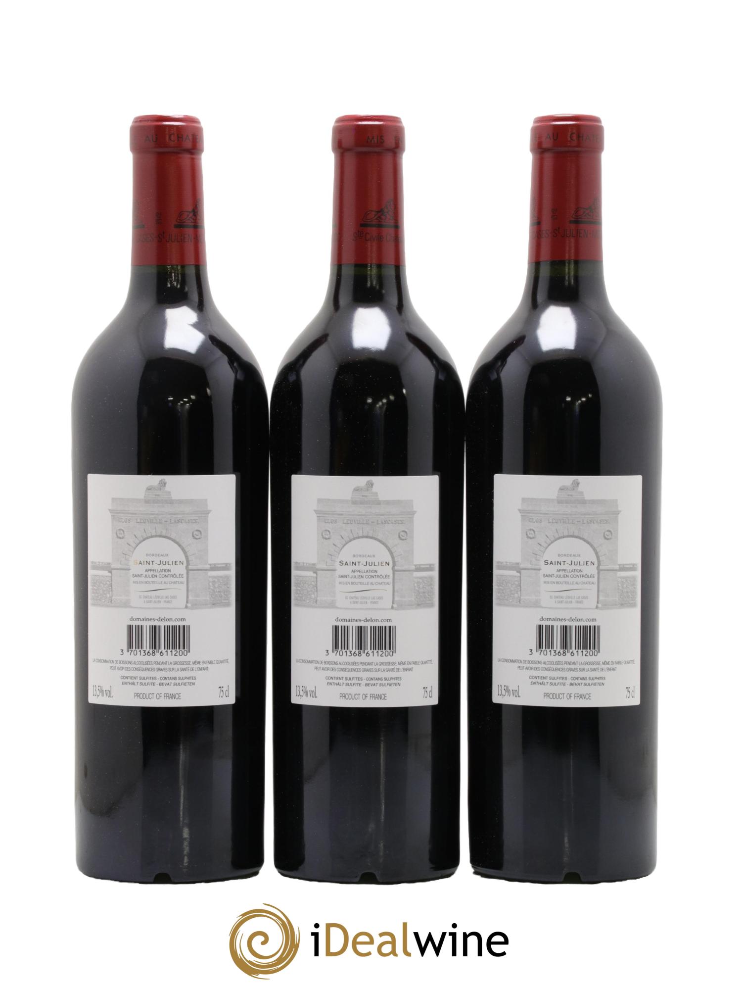 Château Léoville Las Cases 2ème Grand Cru Classé  2020 - Lot of 6 bottles - 4