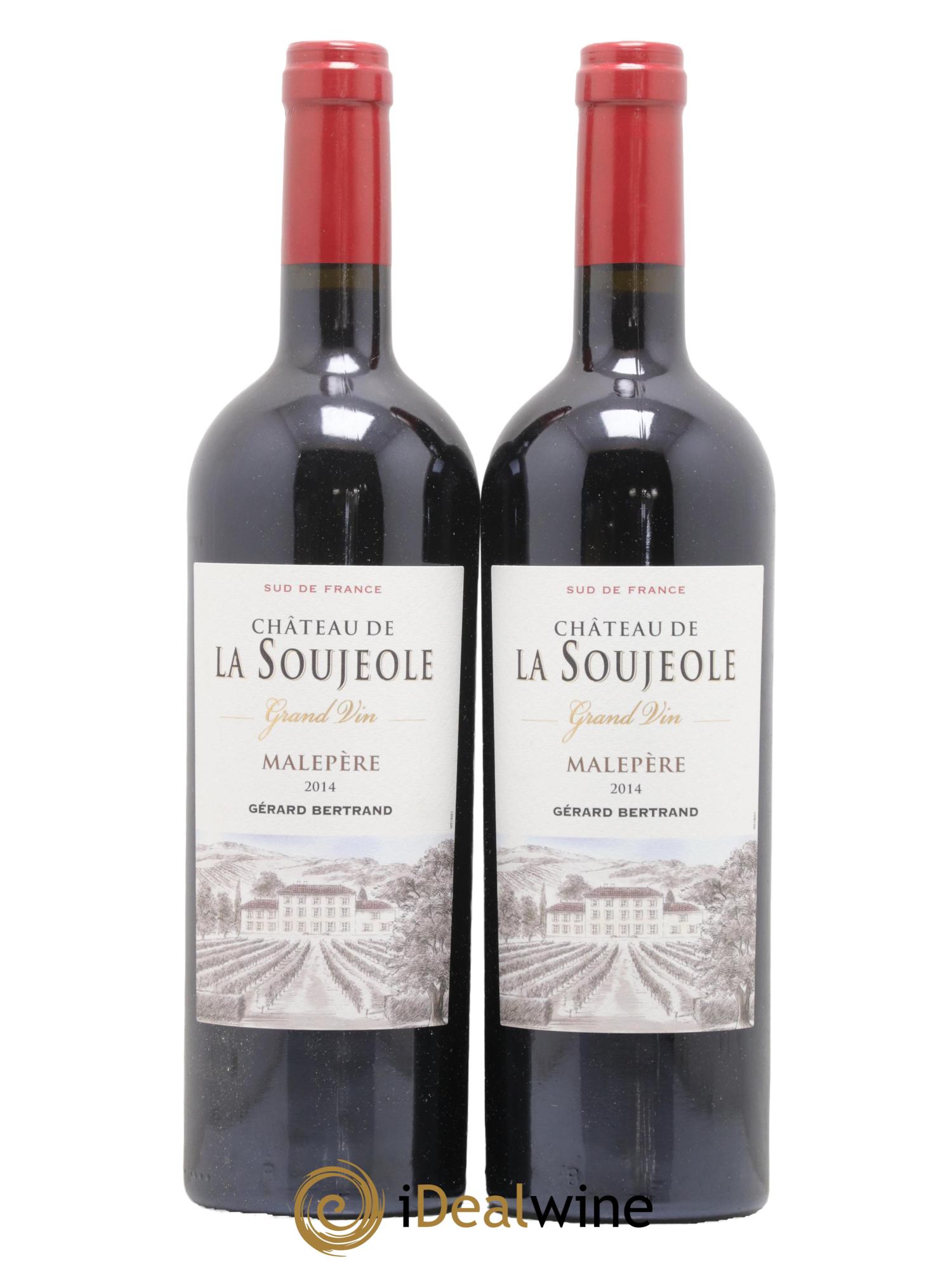 Divers AOP Malepere Chateau de la Sougeole 2014 - Lot de 2 bouteilles - 0