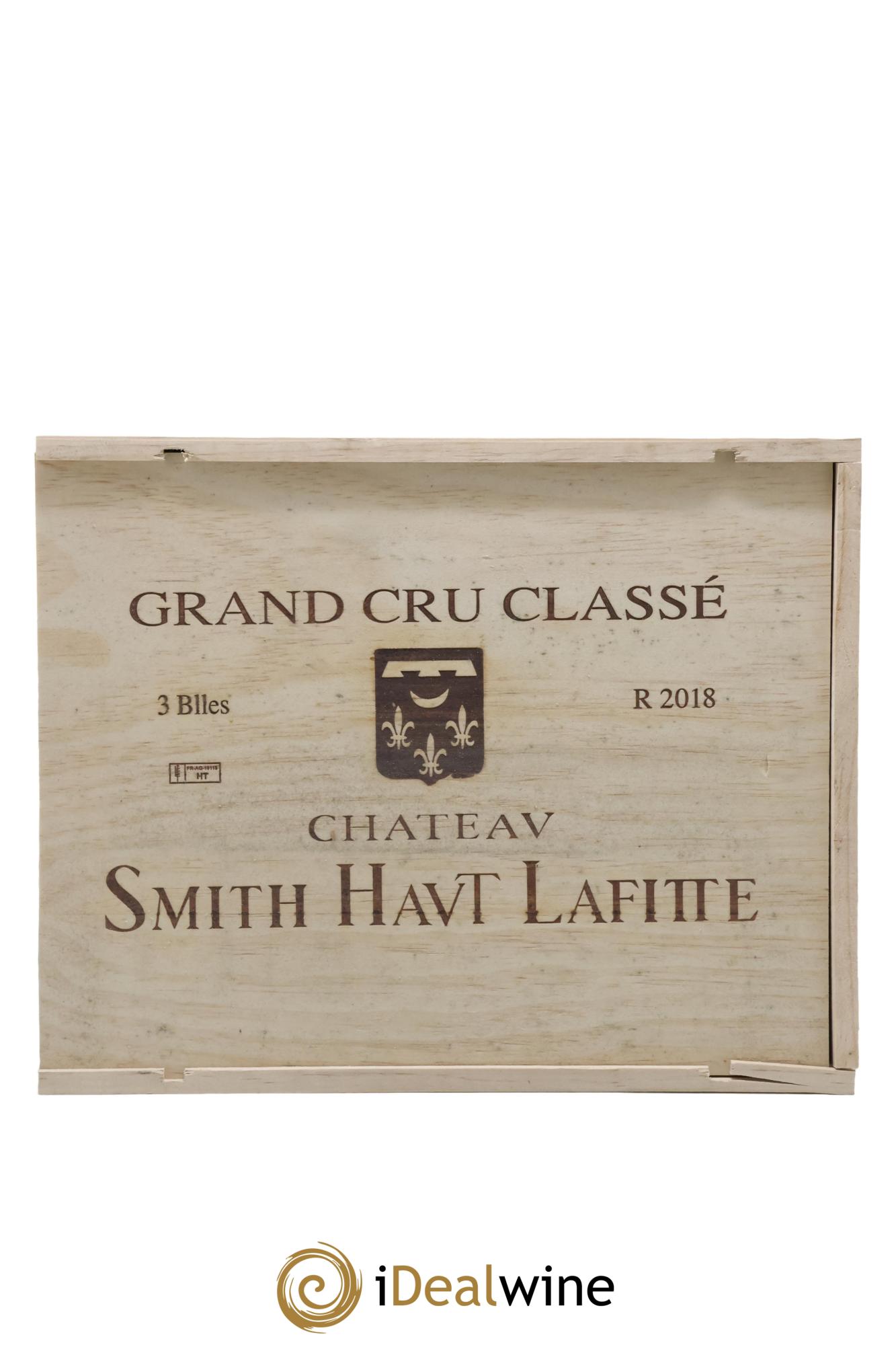 Château Smith Haut Lafitte Cru Classé de Graves 2018 - Lot of 3 bottles - 1