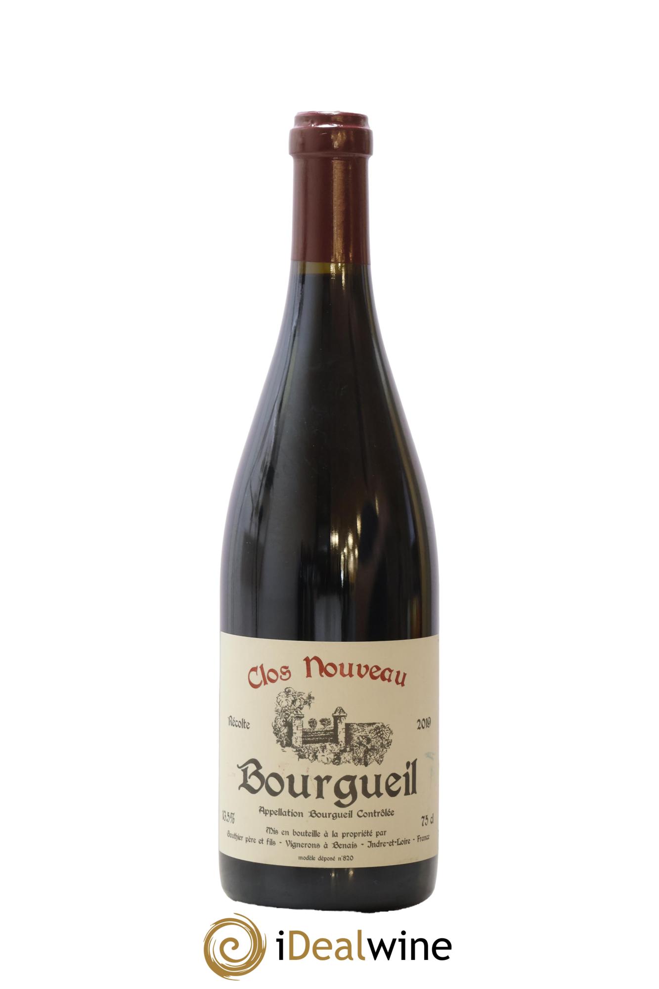 Bourgueil Clos Nouveau Domaine du Bel Air 2019 - Lot de 1 bouteille - 0