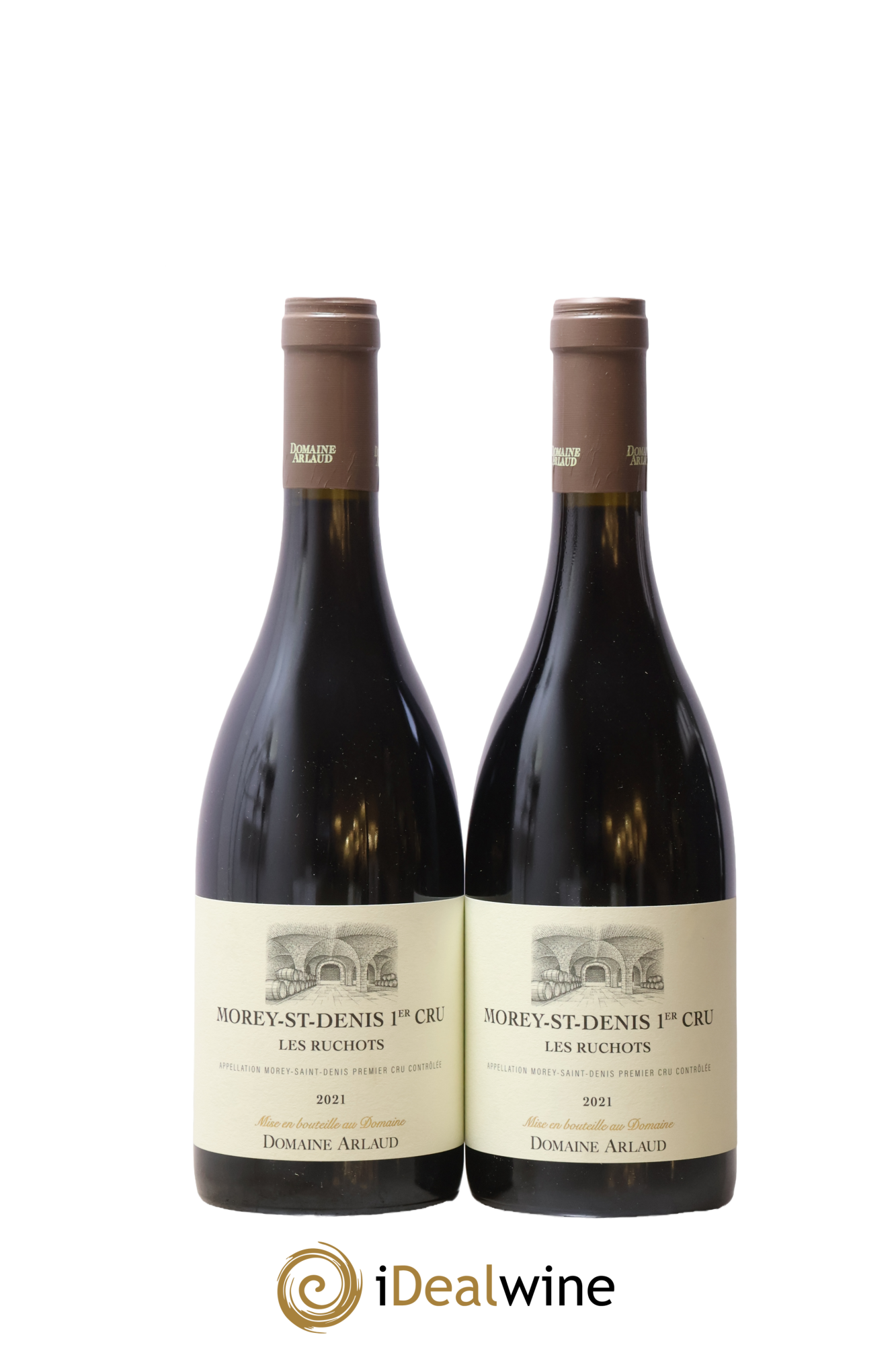 Morey-Saint-Denis 1er Cru Les Ruchots Arlaud 2021 - Lot de 2 bouteilles - 0