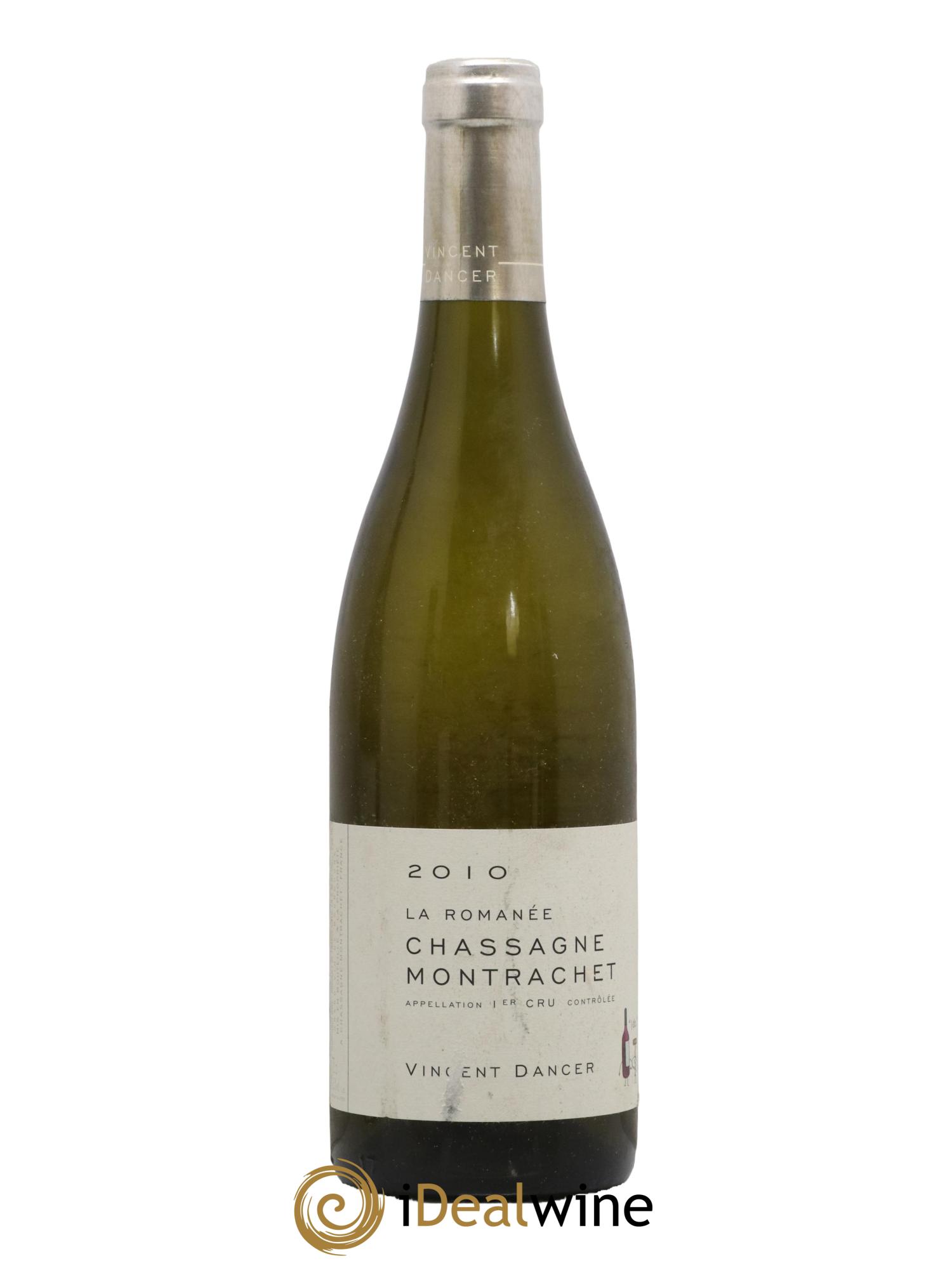Chassagne-Montrachet 1er Cru La Romanée Vincent Dancer 2010 - Lot de 1 bouteille - 0