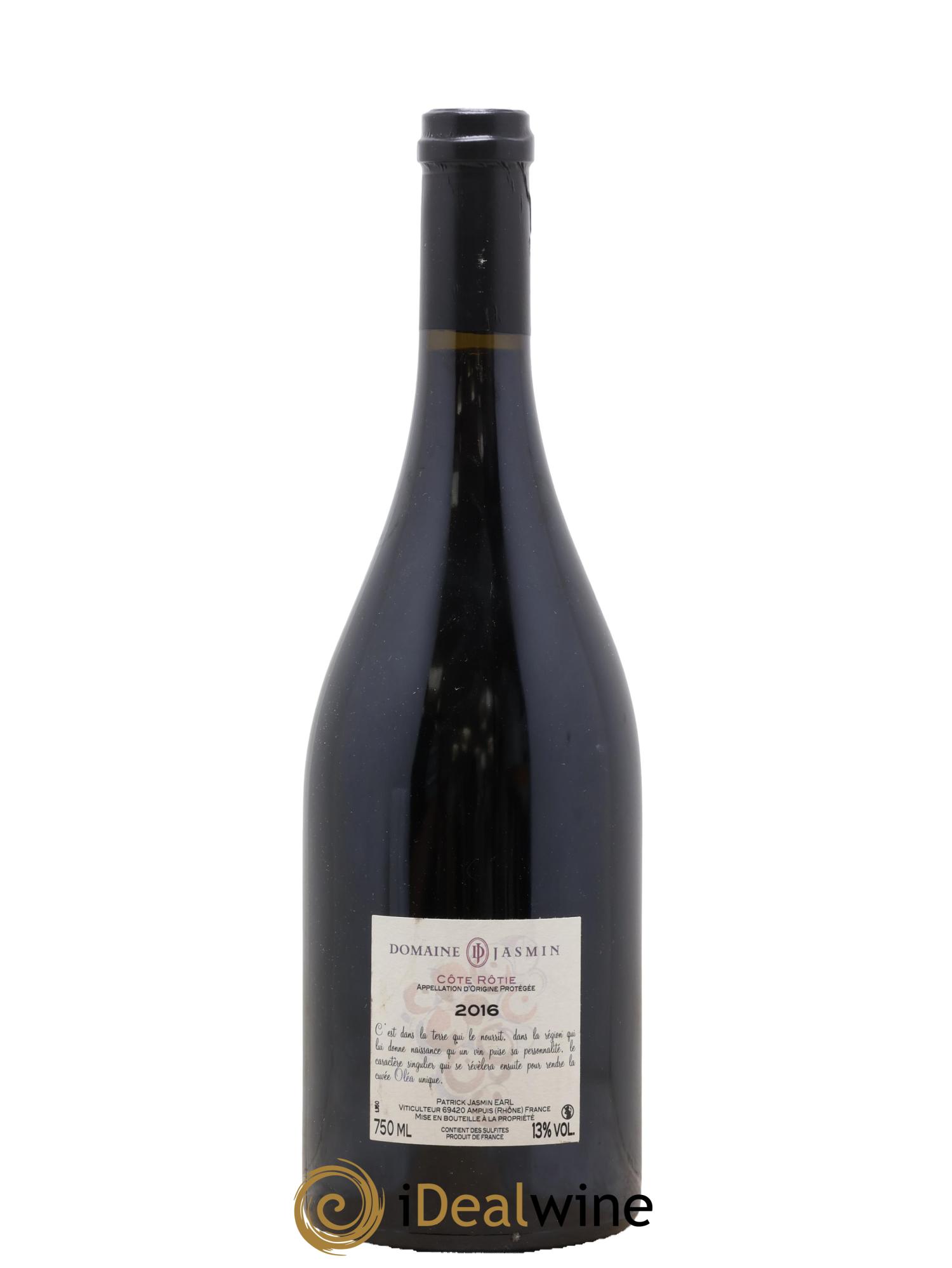 Côte-Rôtie Oléa Jasmin (Domaine) 2016 - Lot de 1 bouteille - 1
