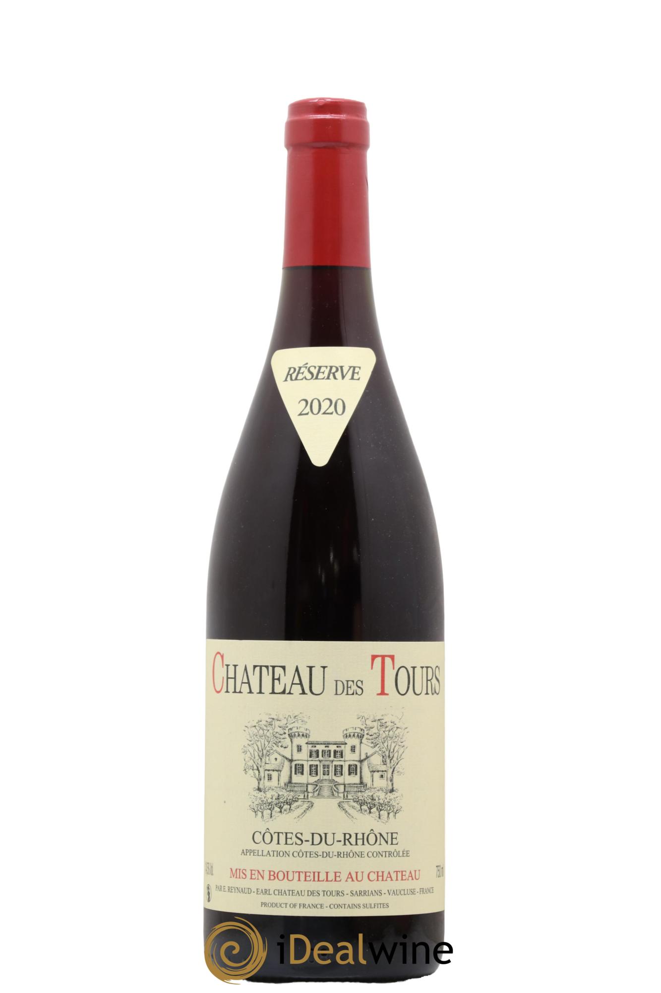 Côtes-du-Rhône Château des Tours Emmanuel Reynaud 2020 - Lot de 1 bouteille - 0