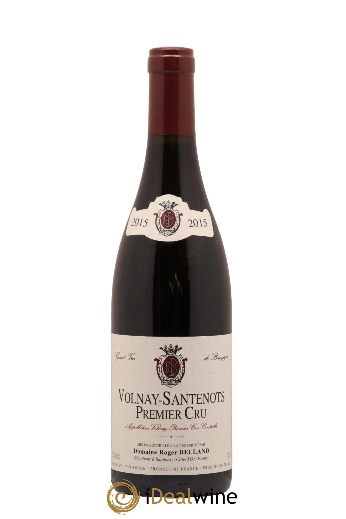 Volnay 1er Cru Santenots Roger Belland 2015 - Lot de 1 bouteille - 0