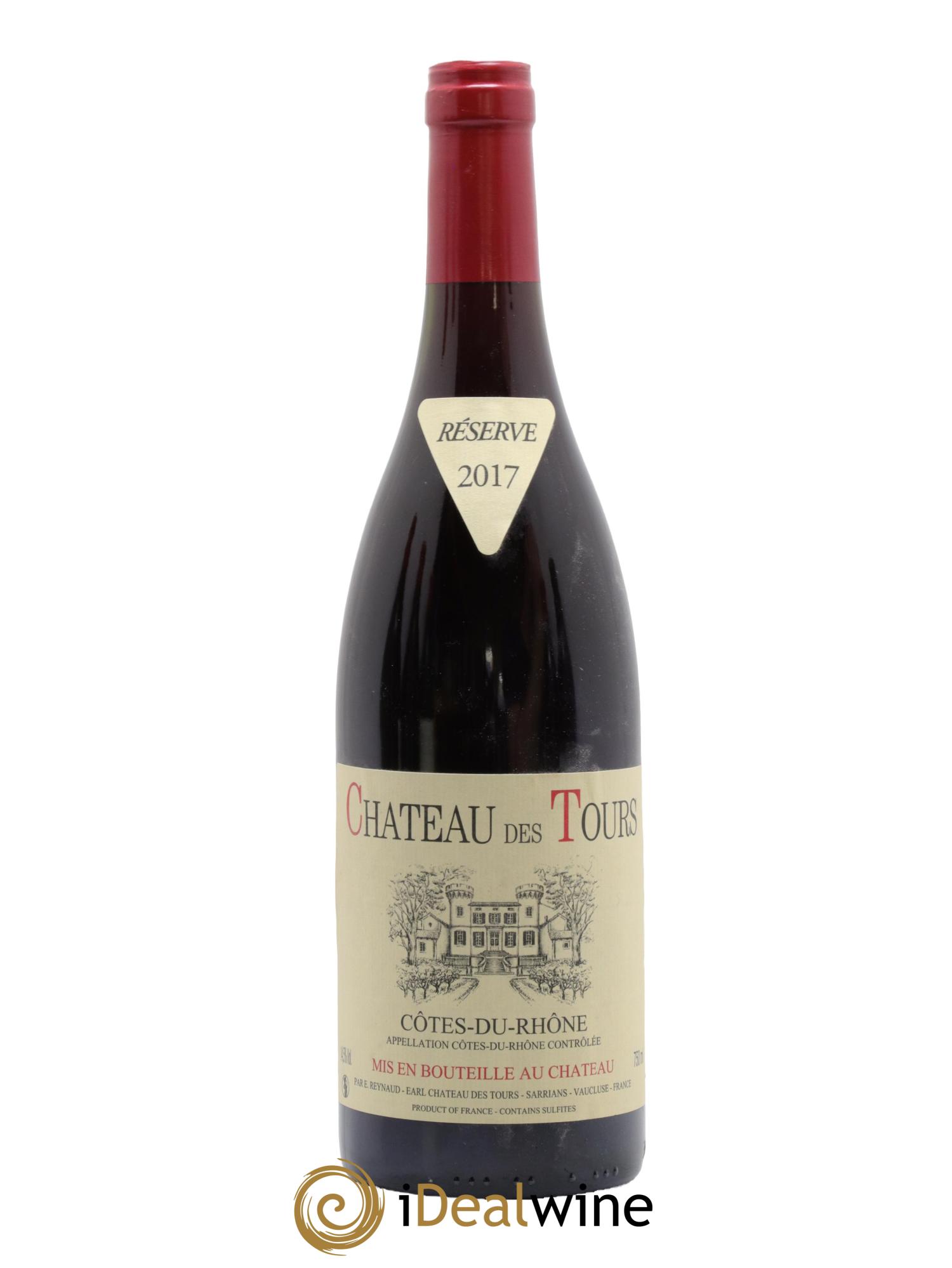 Côtes-du-Rhône Château des Tours Emmanuel Reynaud 2017 - Lot de 1 bouteille - 0