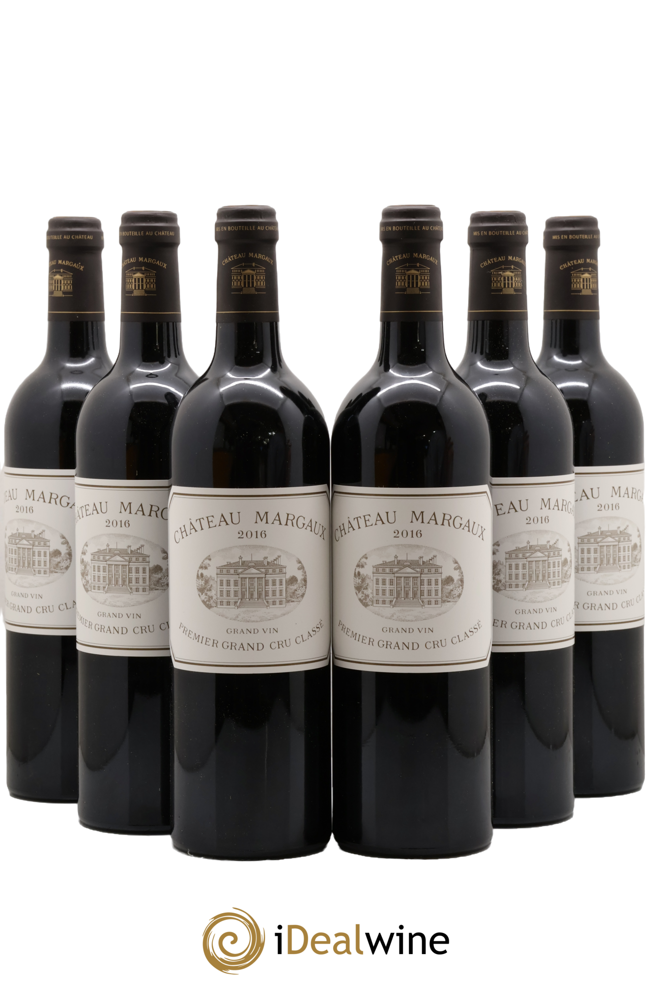 Château Margaux 1er Grand Cru Classé 2016 - Lot de 6 bouteilles - 0