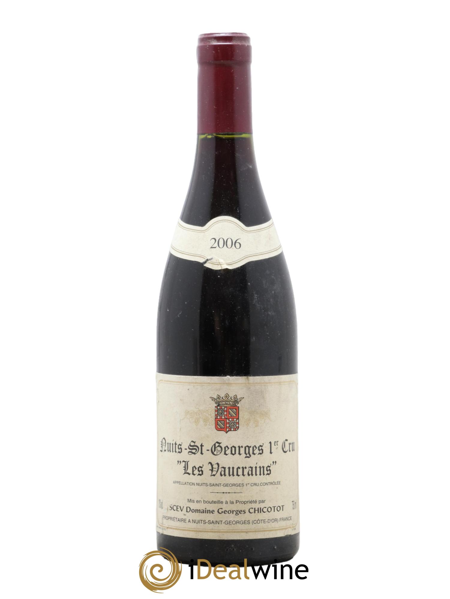 Nuits-Saint-Georges 1er Cru Les Vaucrains Chicotot 2006 - Lot de 1 bouteille - 0