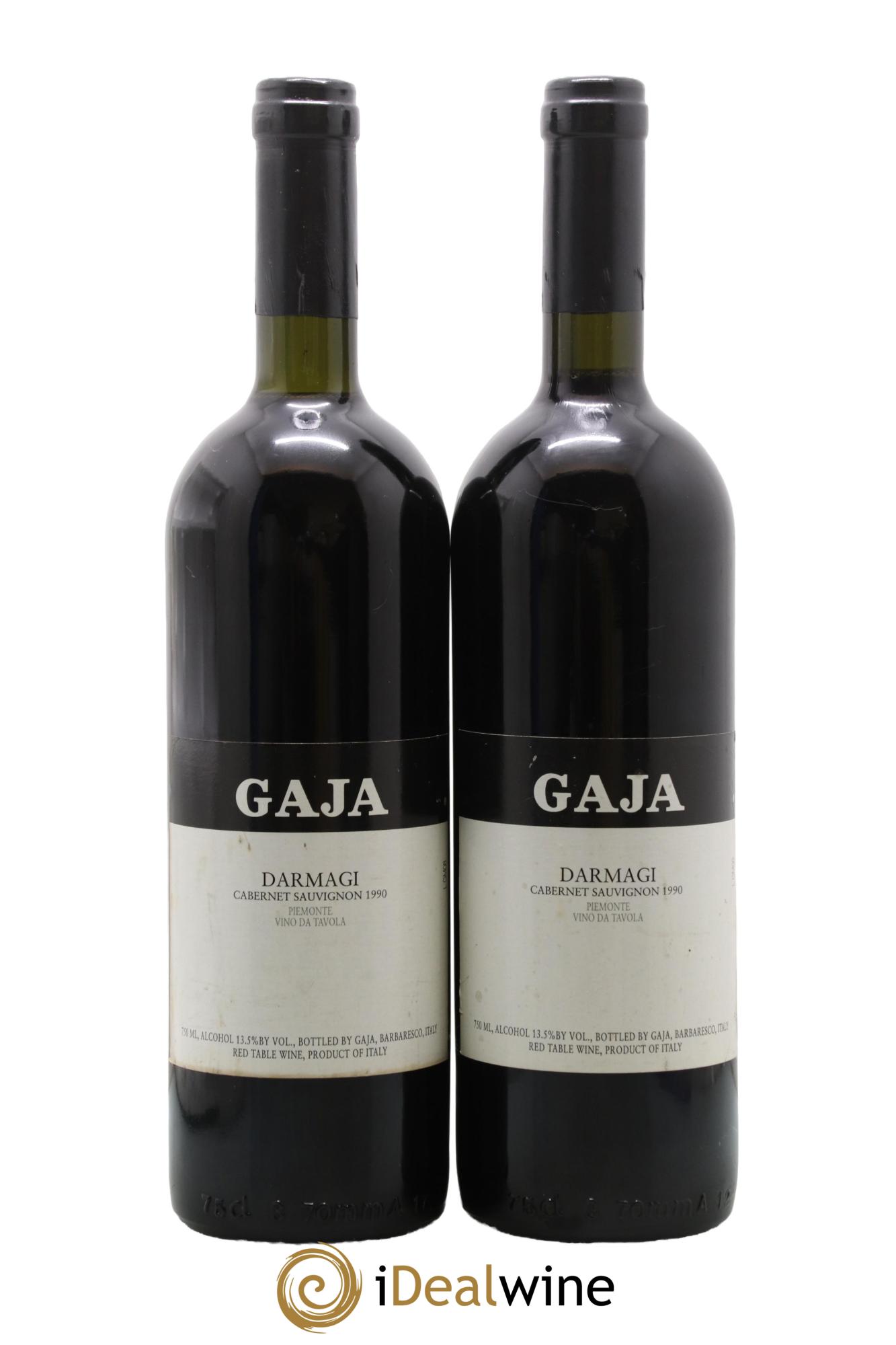 Langhe Darmagi Angelo Gaja 1990 - Lotto di 2 bottiglie - 0