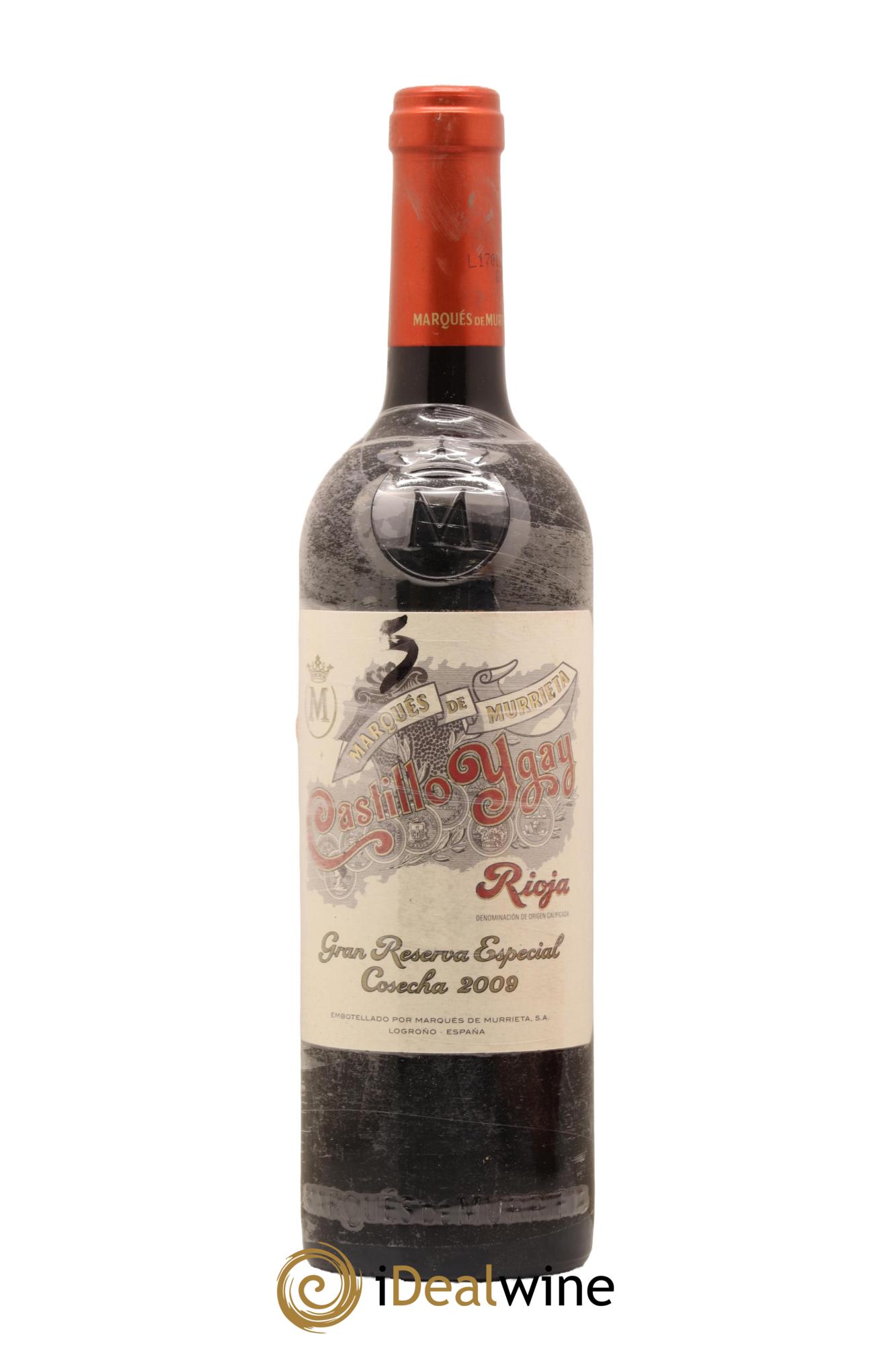 Rioja DOCA Castillo Ygay Reserva Especial Marqués de Murrieta 2009 - Lot de 1 bouteille - 0