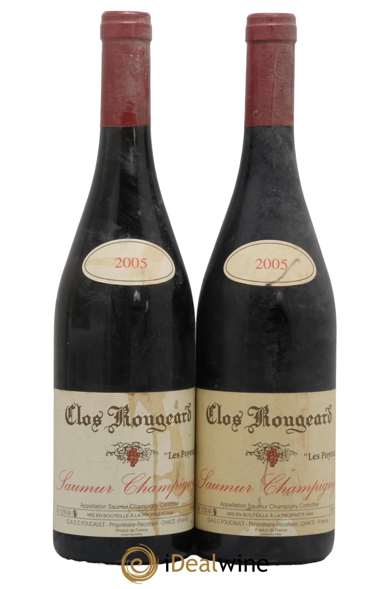 Saumur-Champigny Les Poyeux Clos Rougeard 2005 - Lot de 2 bouteilles - 0
