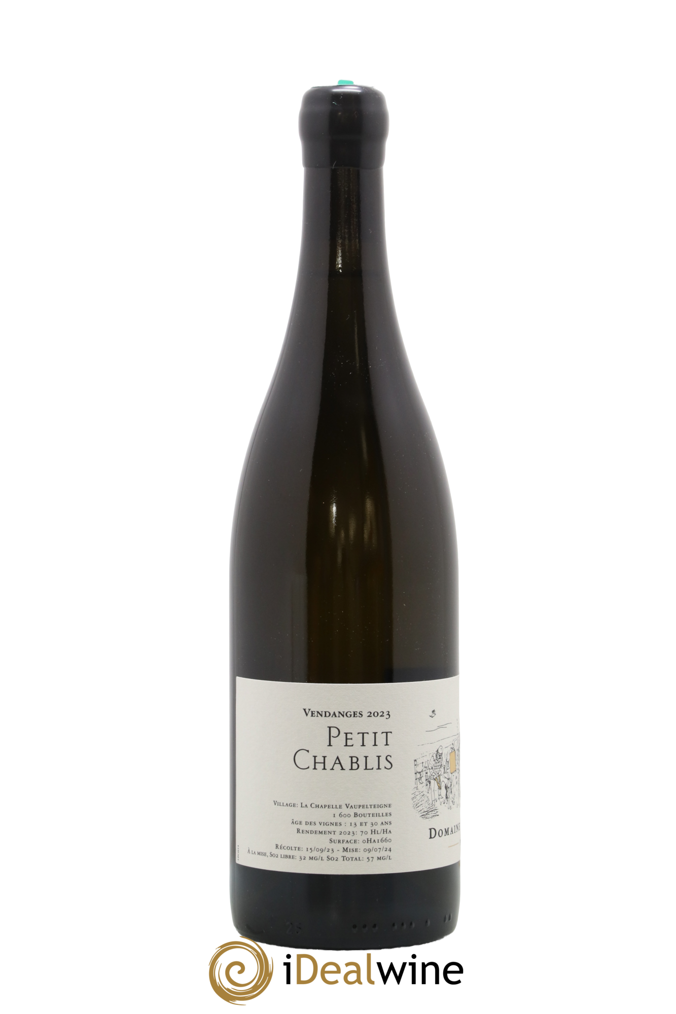 Petit Chablis Jean Dauvissat  (Domaine) 2023 - Lot de 1 bouteille - 1