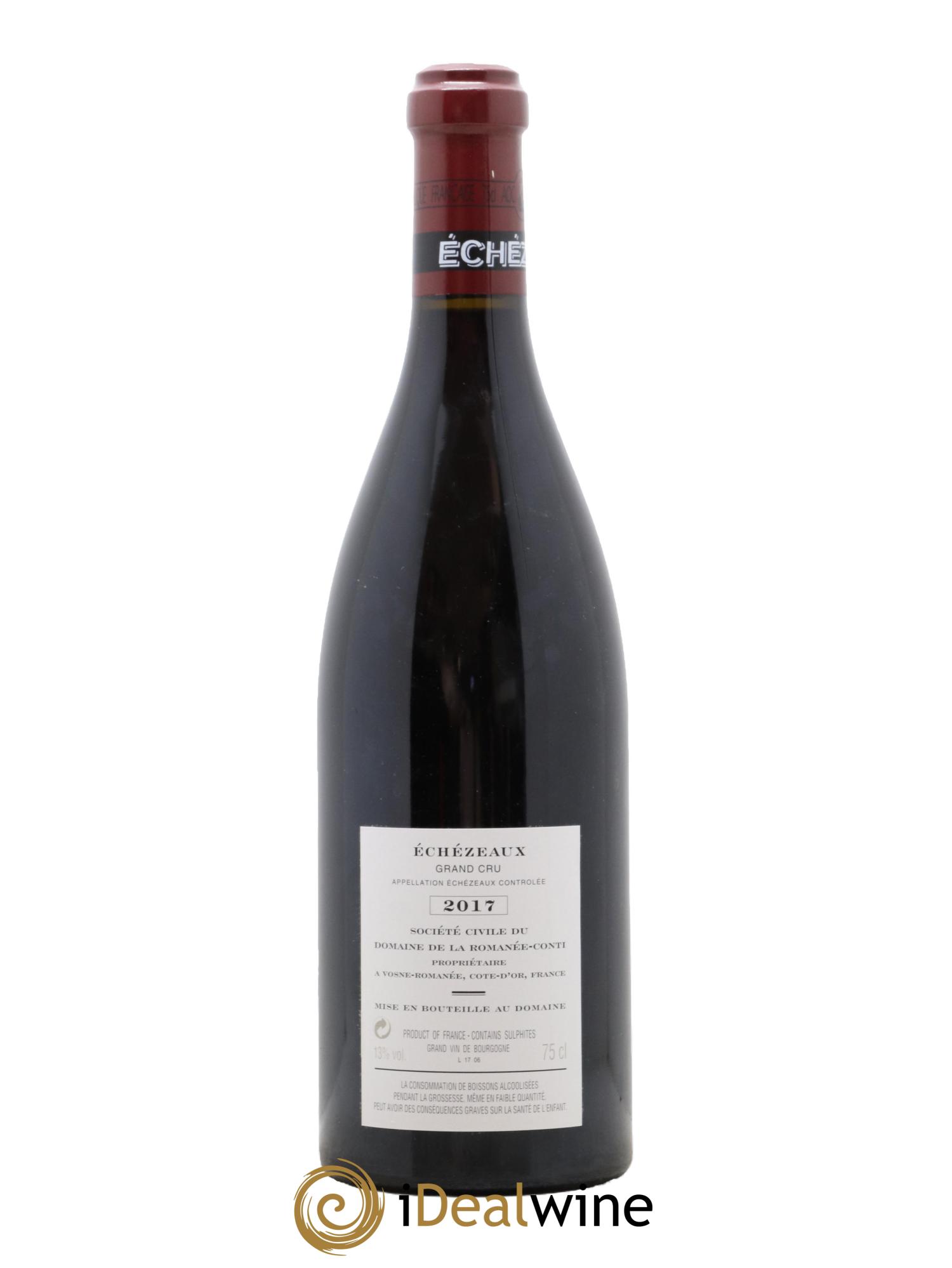 Echezeaux Grand Cru Domaine de la Romanée-Conti  2017 - Posten von 1 Flasche - 1
