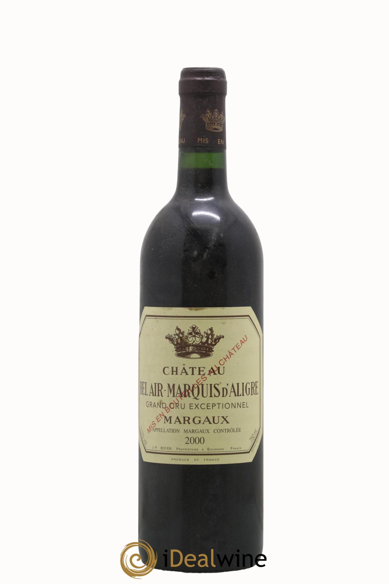 Château Bel Air Marquis d'Aligre 2000 - Lot of 1 bottle - 0