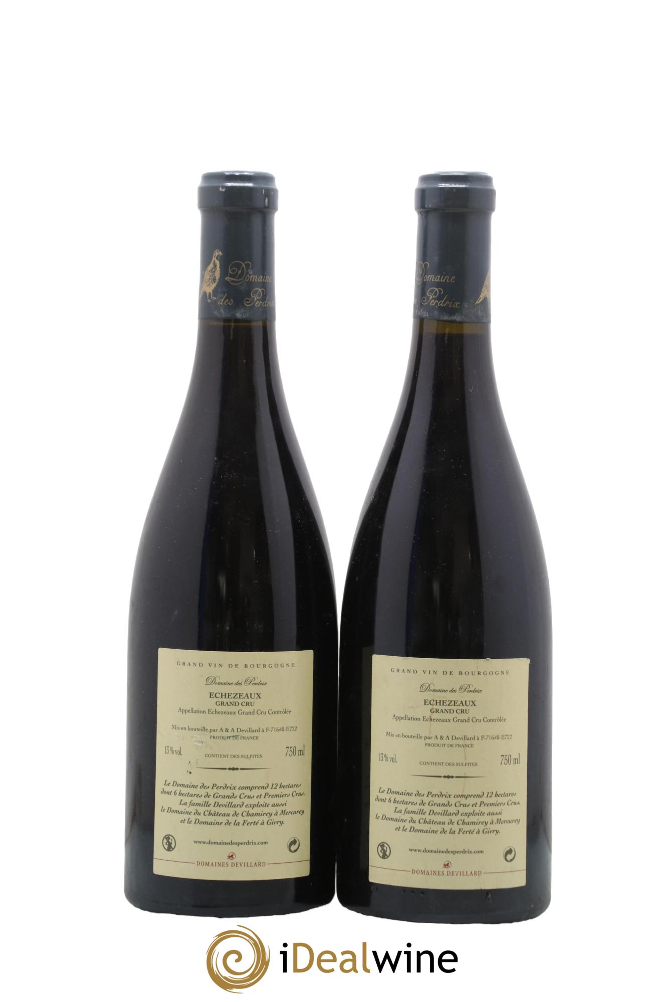 Echezeaux Grand Cru Perdrix (Domaine des) 2006 - Lotto di 2 bottiglie - 1