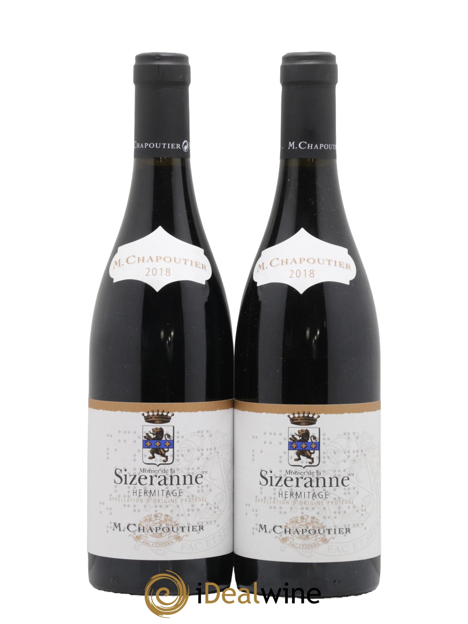Hermitage Monier de La Sizeranne Chapoutier 2018 - Posten von 2 Flaschen - 0