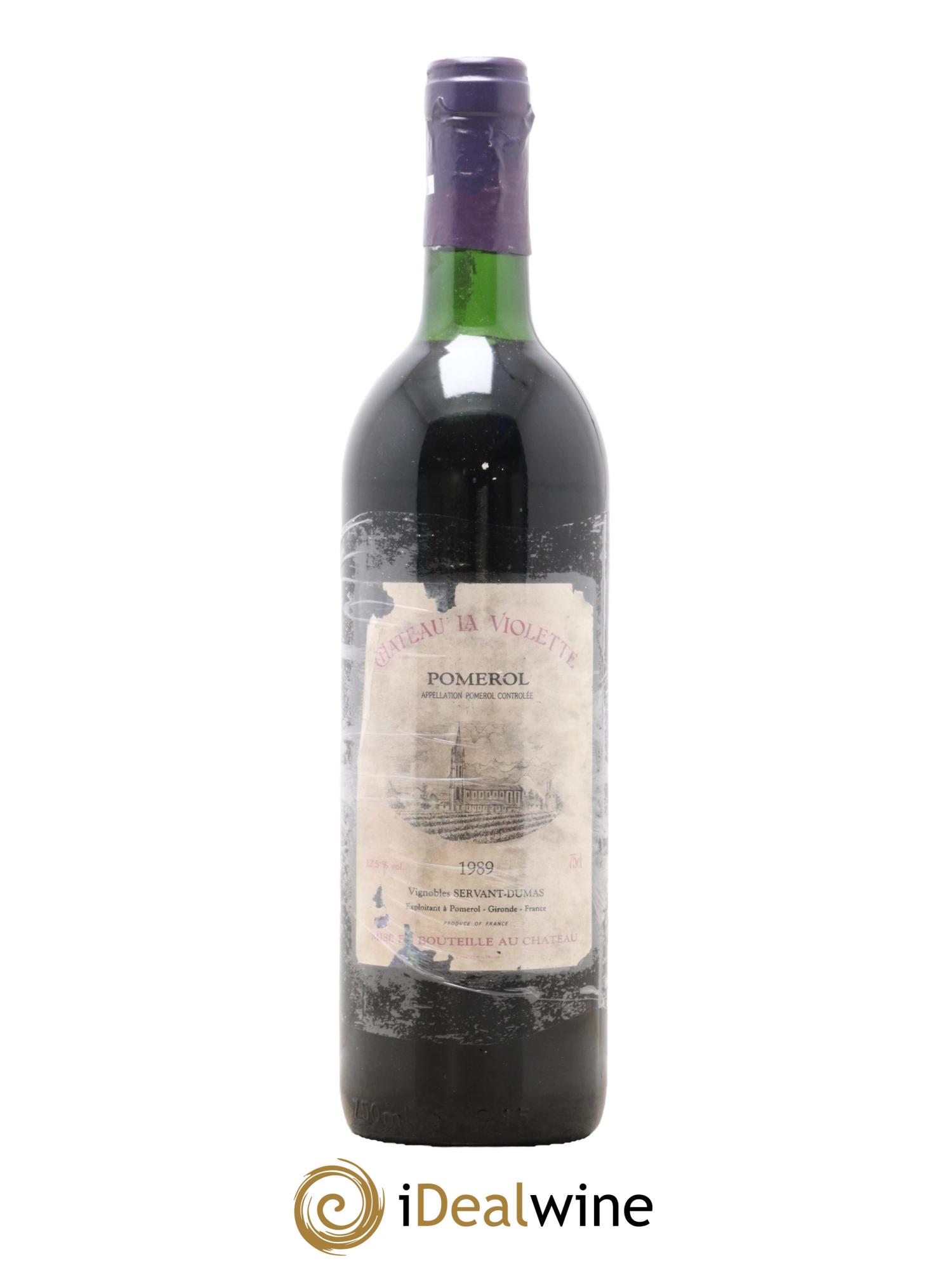 Château la Violette 1989 - Lot de 1 bouteille - 0