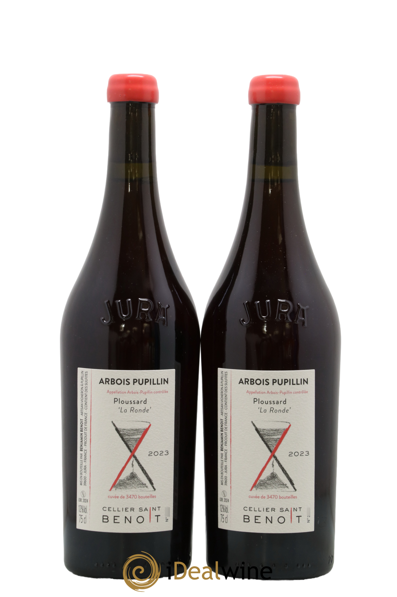 Arbois-Pupillin Ploussard La Ronde Cellier Saint Benoît 2023 - Lot de 2 bouteilles - 0
