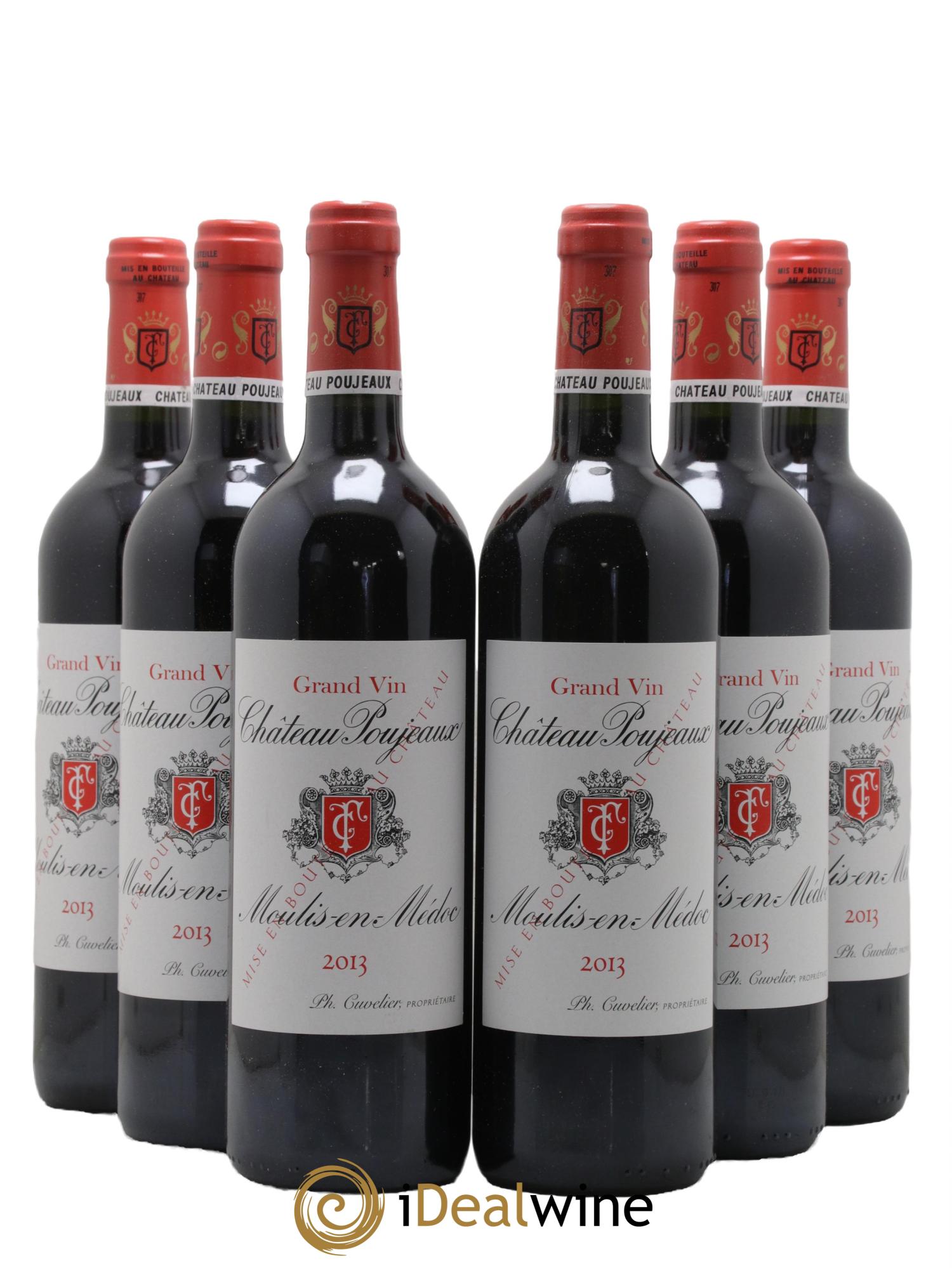 Château Poujeaux 2013 - Lot de 6 bouteilles - 0