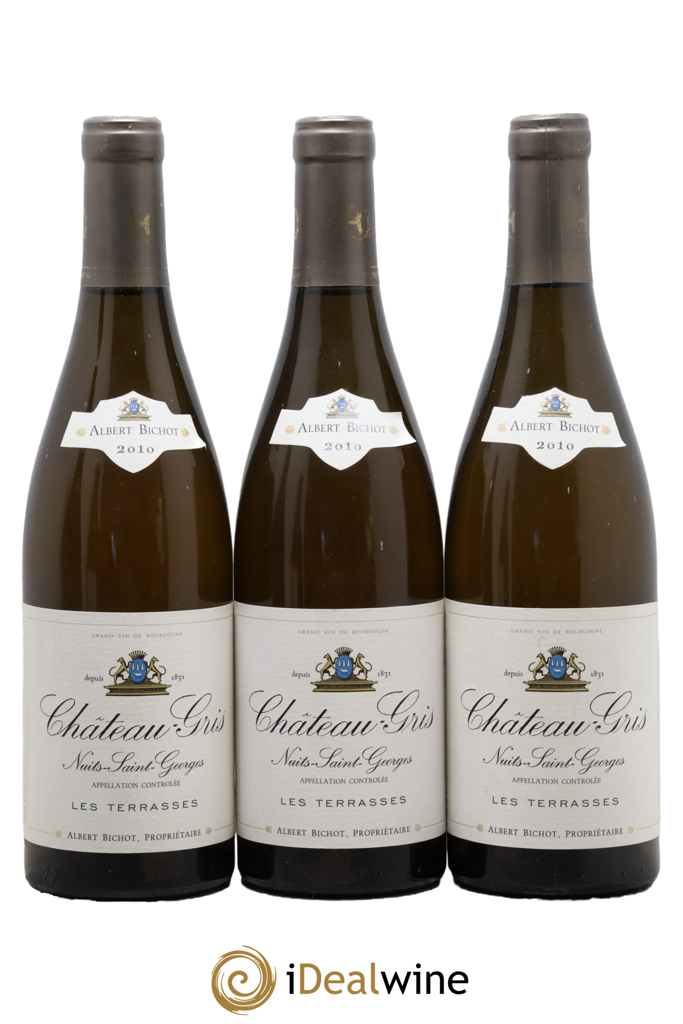Nuits-Saint-Georges Les Terrasses Château Gris - Albert Bichot 2010 - Lot de 3 bouteilles - 0