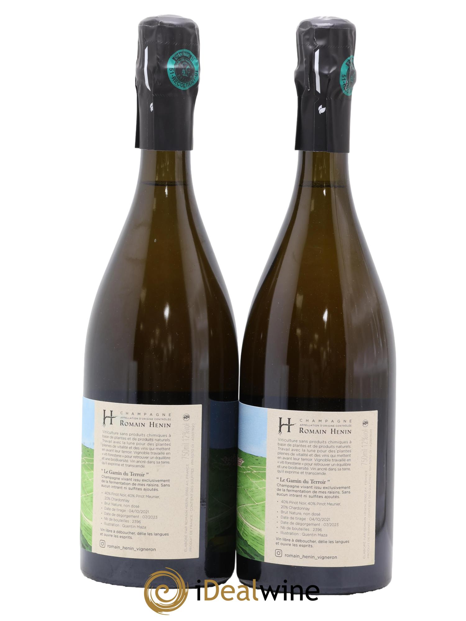 Gamin du Terroir Romain Henin - Lot de 2 bouteilles - 1
