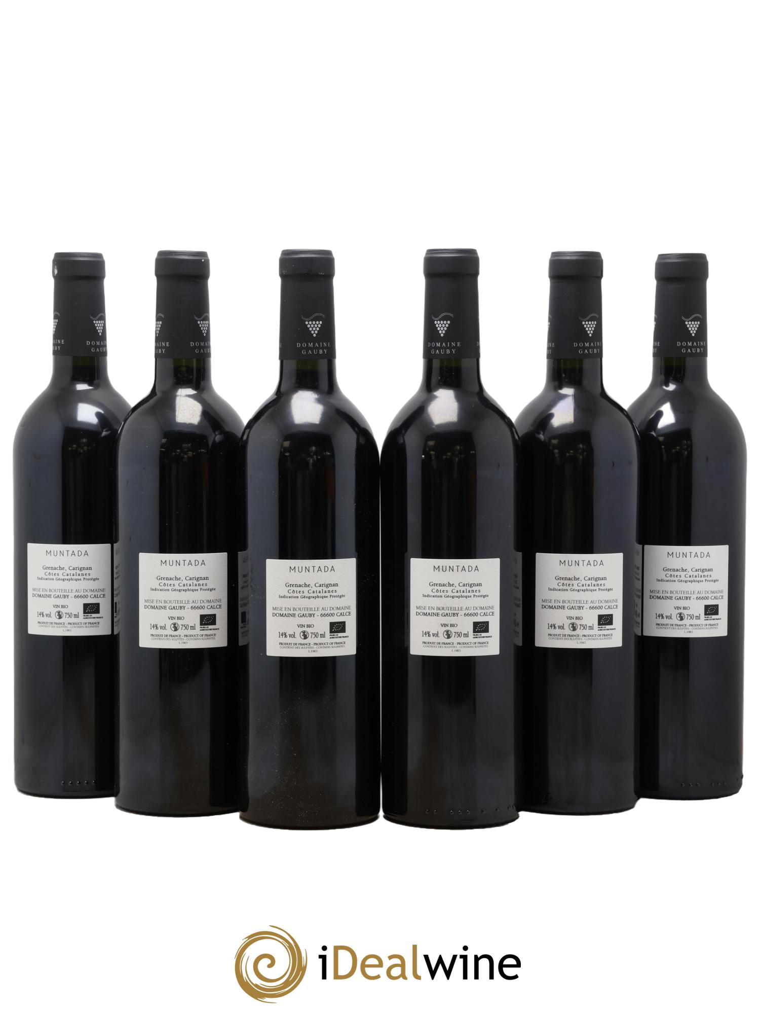 Côtes Catalanes (anciennement Côtes du Roussillon Villages) La Muntada Gauby (Domaine) 2019 - Lot de 6 bouteilles - 1