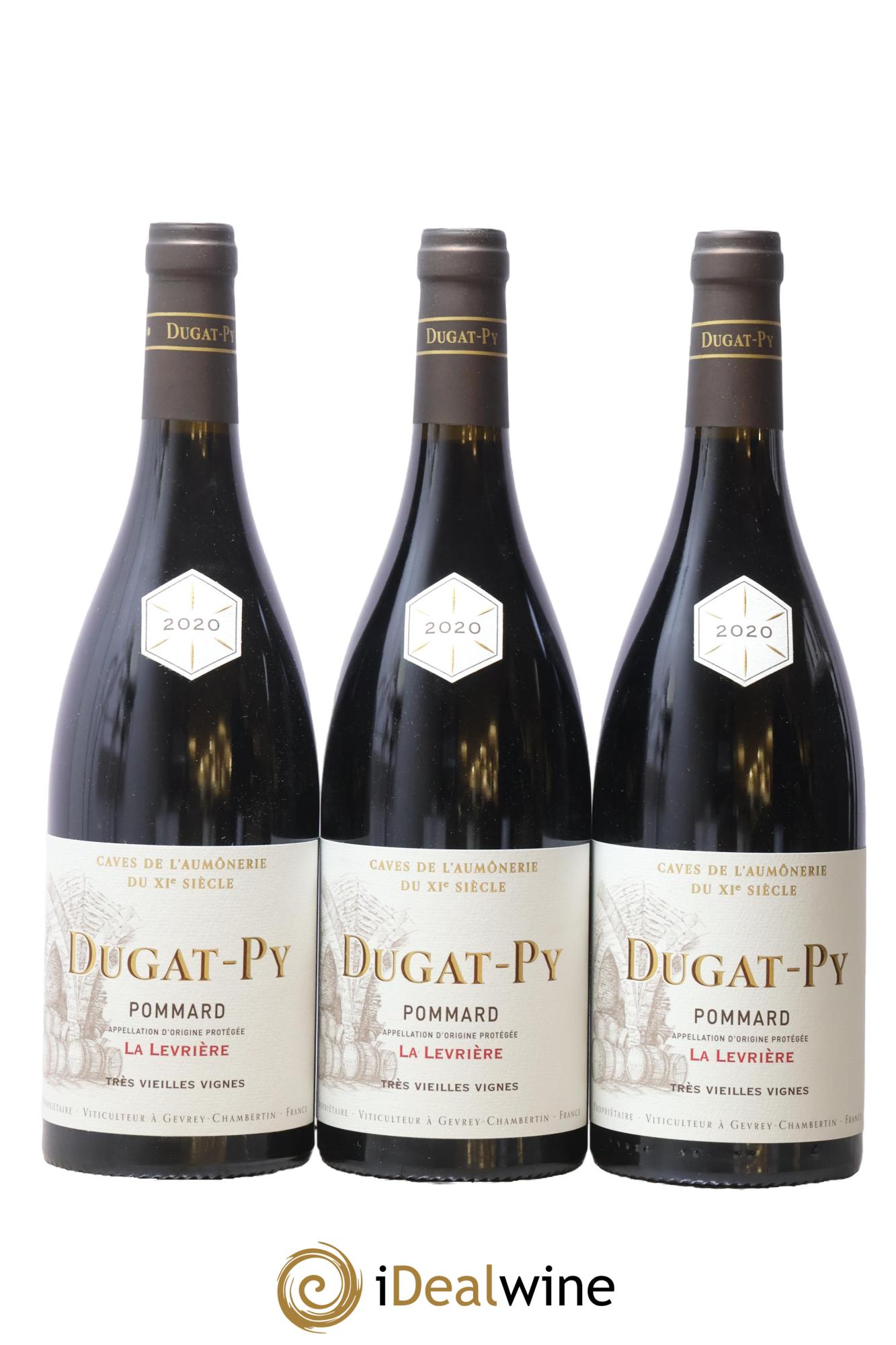 Pommard La Levrière Très Vieilles Vignes Dugat-Py 2020 - Lot de 3 bouteilles - 0