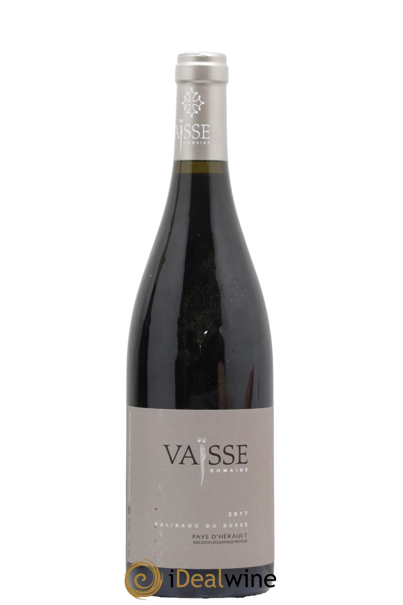 Pays d'Hérault Galibaou du Russe Vaisse (Domaine) 2017 - Lot de 1 bouteille - 0