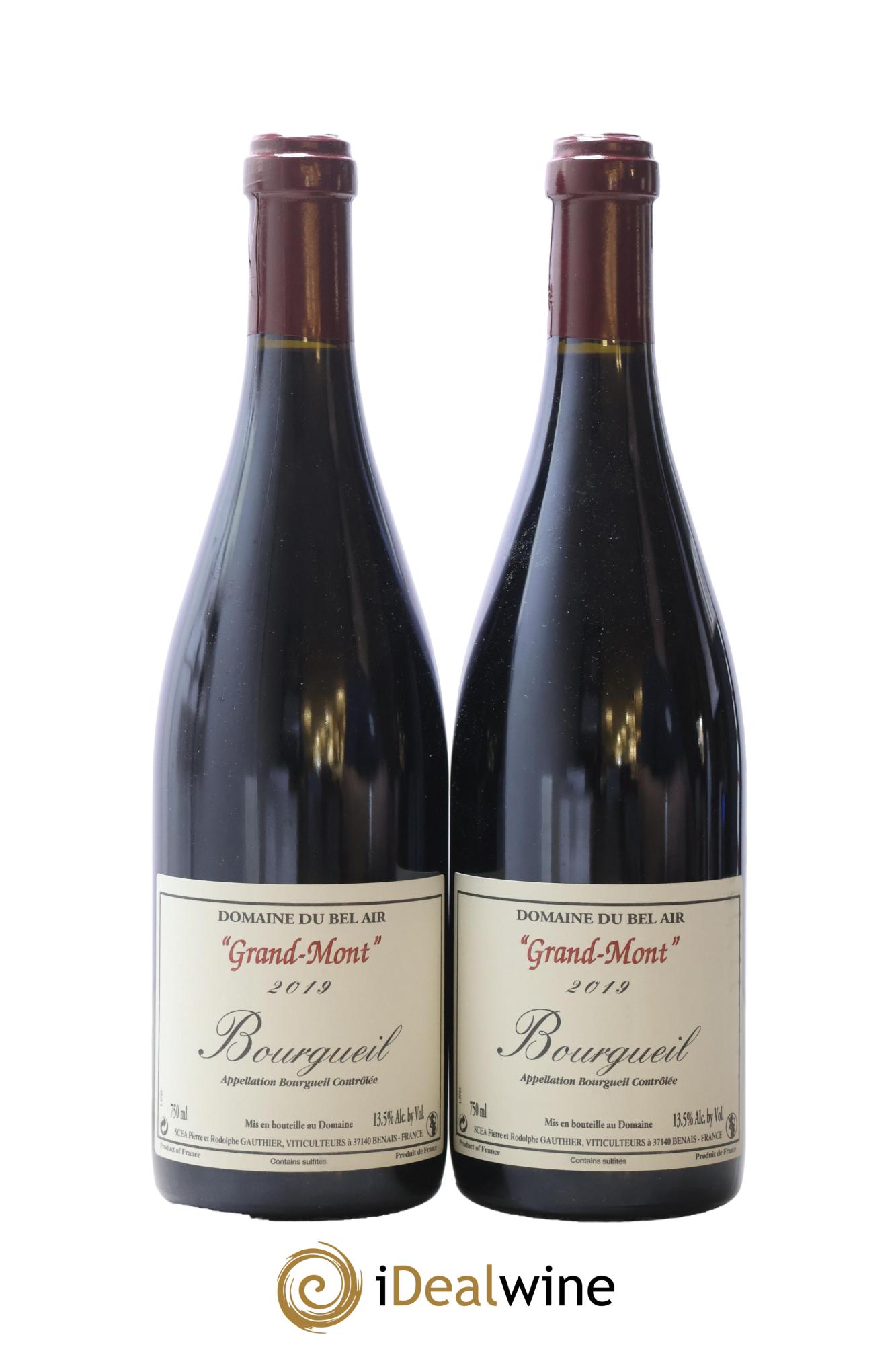 Bourgueil Grand Mont Domaine du Bel Air 2019 - Lotto di 2 bottiglie - 0