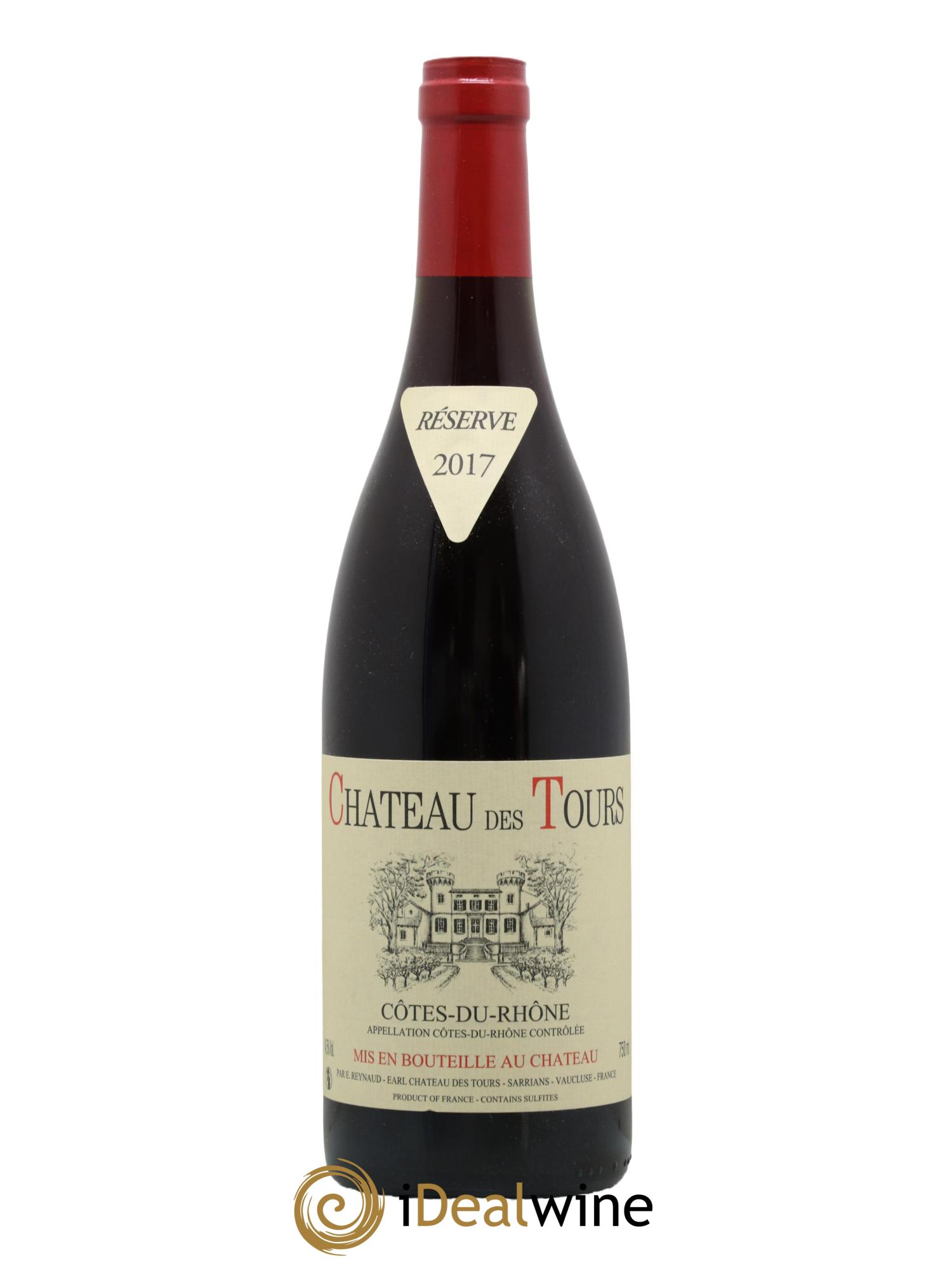 Côtes-du-Rhône Château des Tours Emmanuel Reynaud 2017 - Lot de 1 bouteille - 0