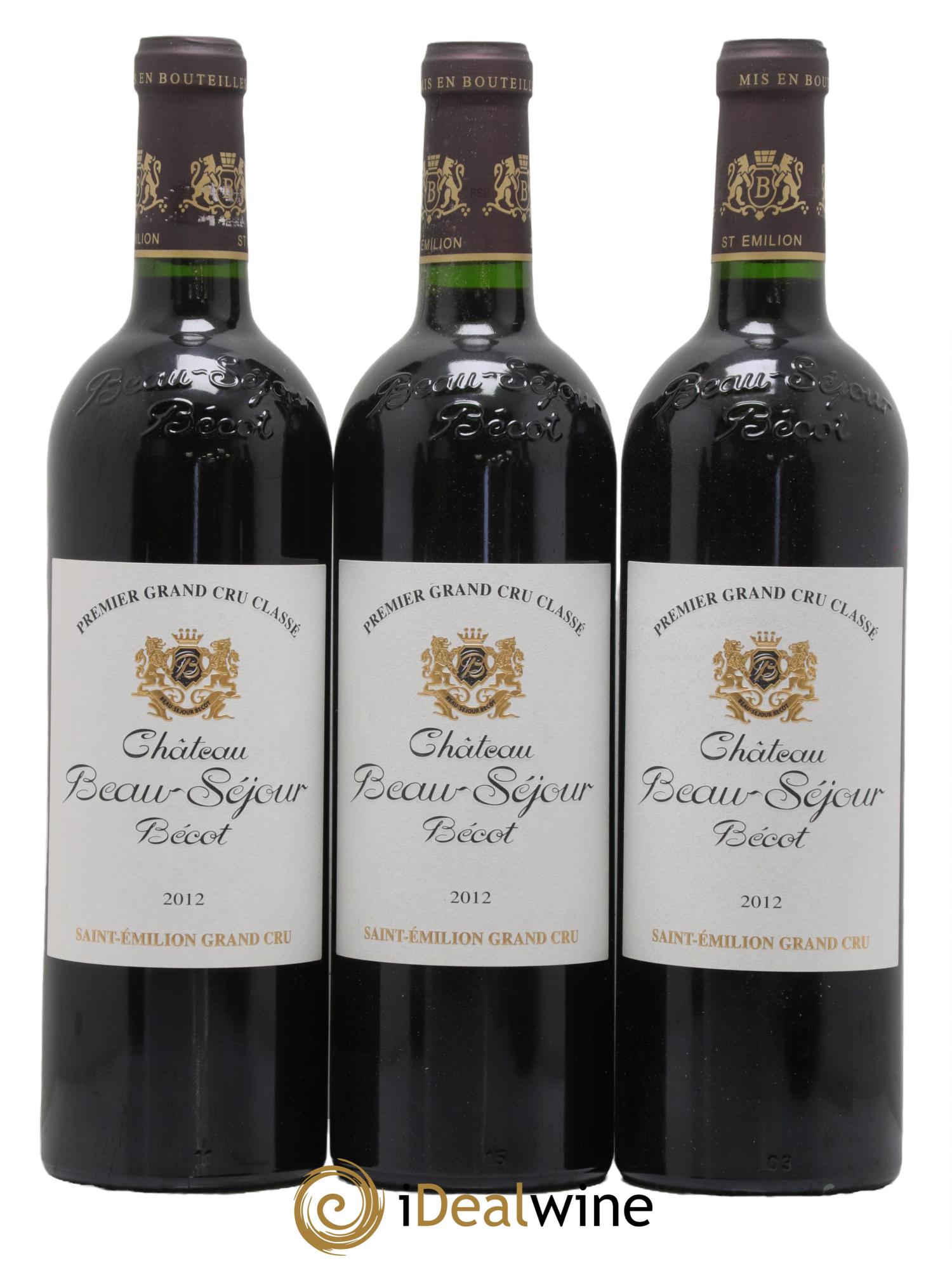 Château Beau-Séjour Bécot 1er Grand Cru Classé B 2012 - Lot de 6 bouteilles - 2