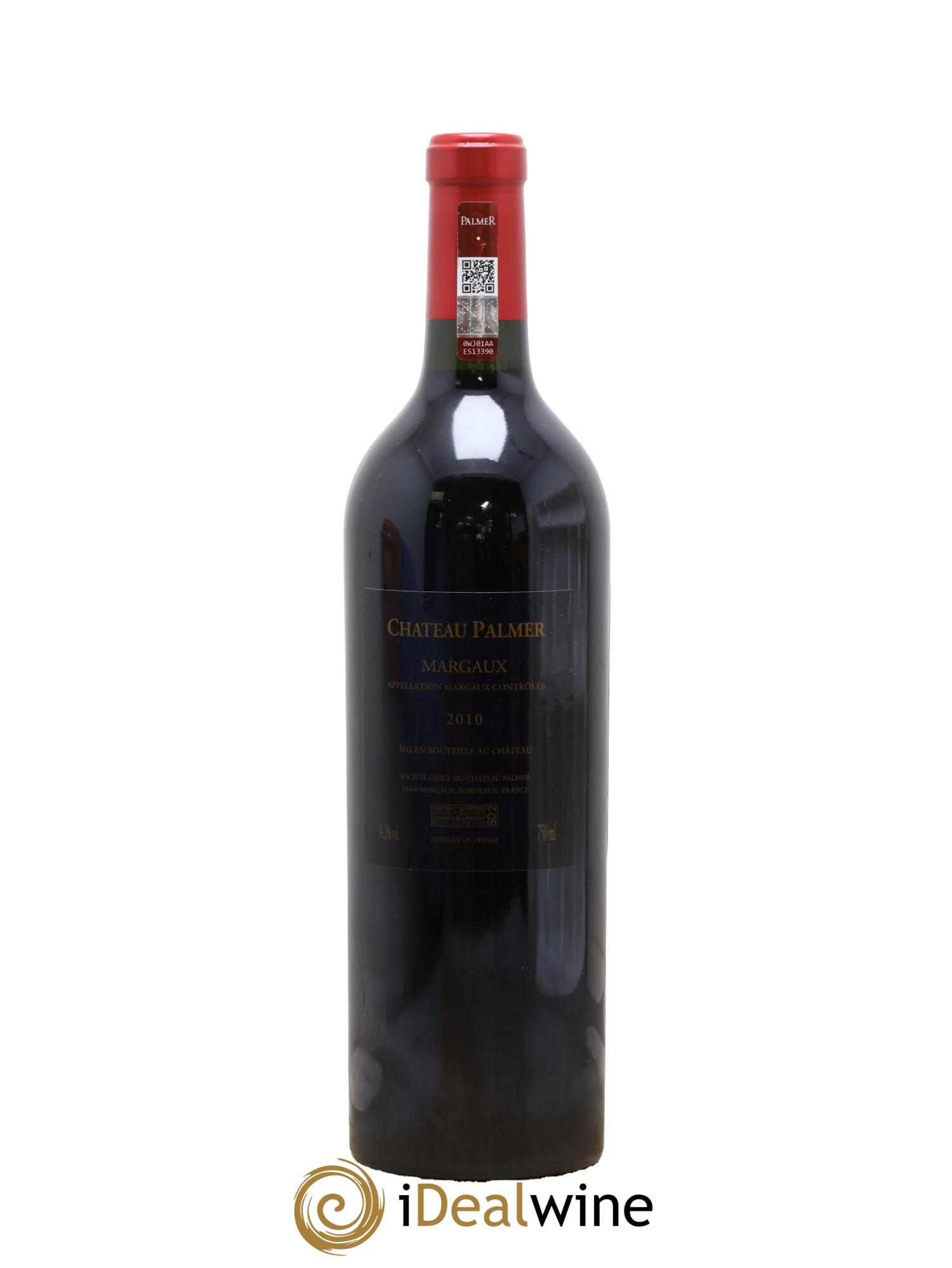 Château Palmer 3ème Grand Cru Classé 2010 - Posten von 1 Flasche - 1