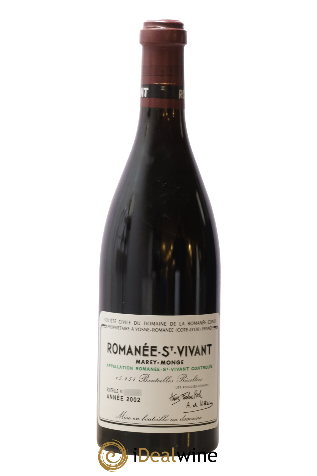 Romanée-Saint-Vivant Grand Cru Domaine de la Romanée-Conti 2002 - Lot de 1 bouteille - 0