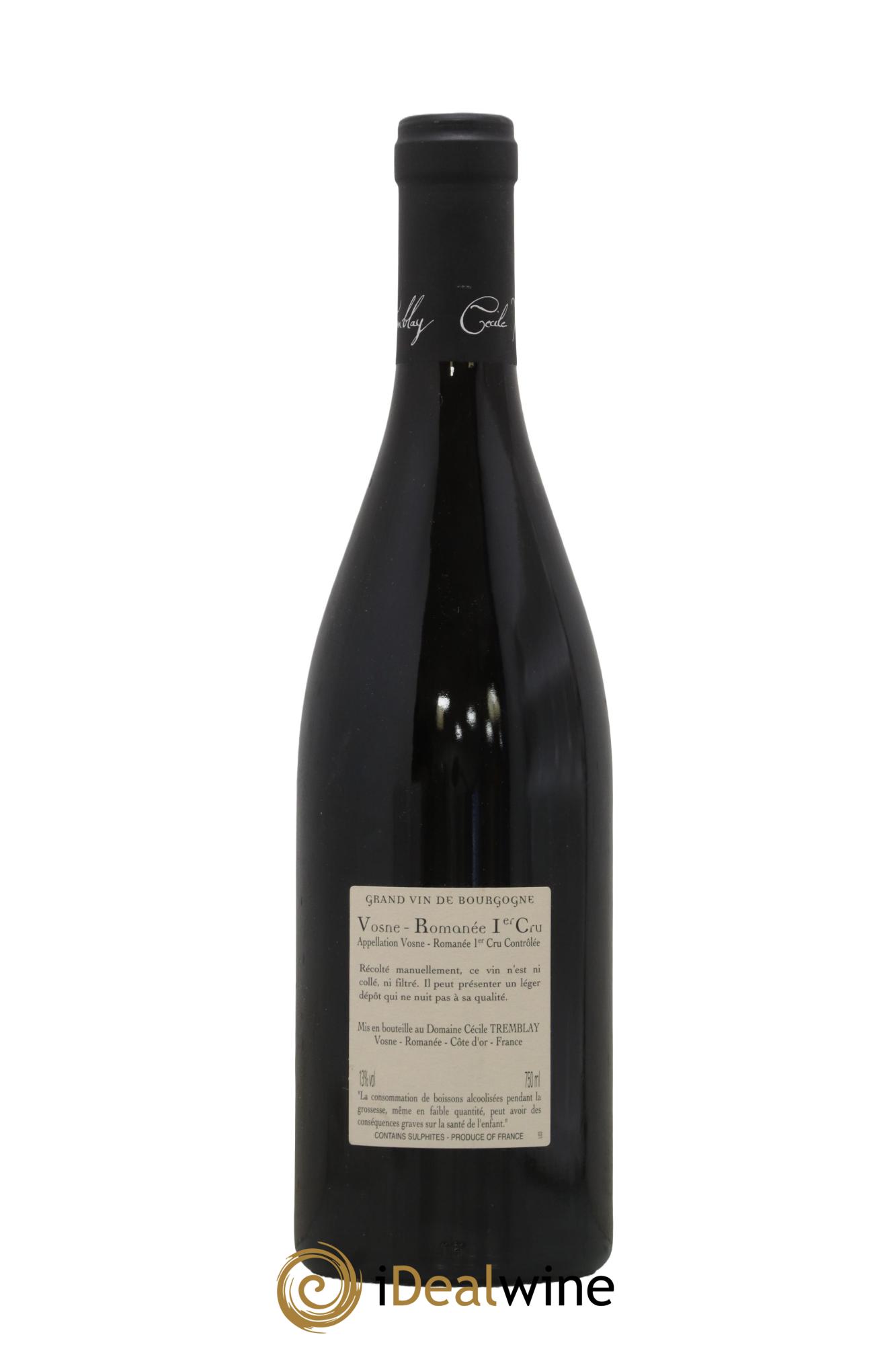 Vosne-Romanée 1er Cru Les Beaumonts (ou Beaux Monts) Cécile Tremblay 2016 - Lote de 1 botella - 1