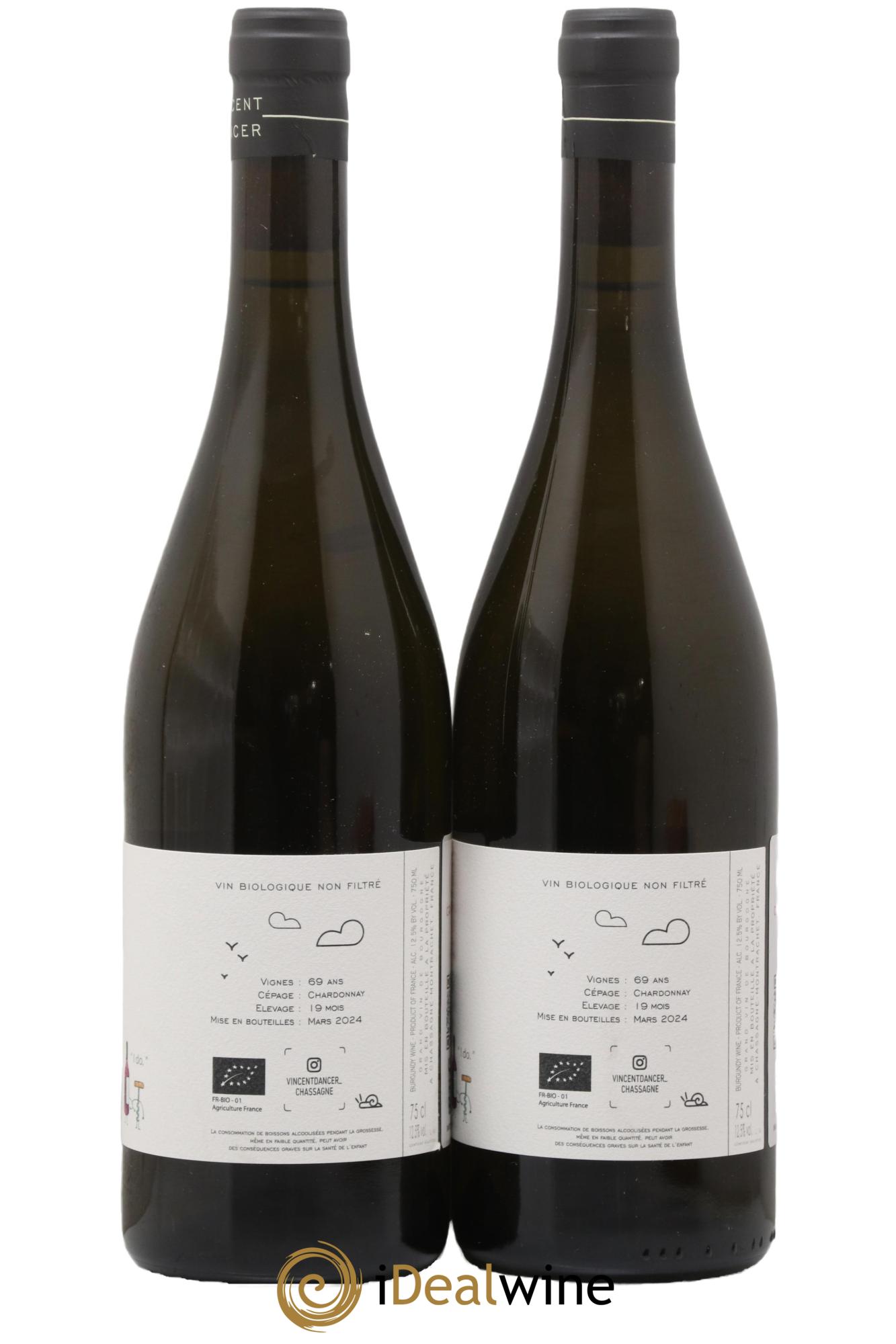 Chassagne-Montrachet 1er Cru (Morgeot) Tête du Clos Vincent Dancer 2022 - Lot de 2 bouteilles - 1