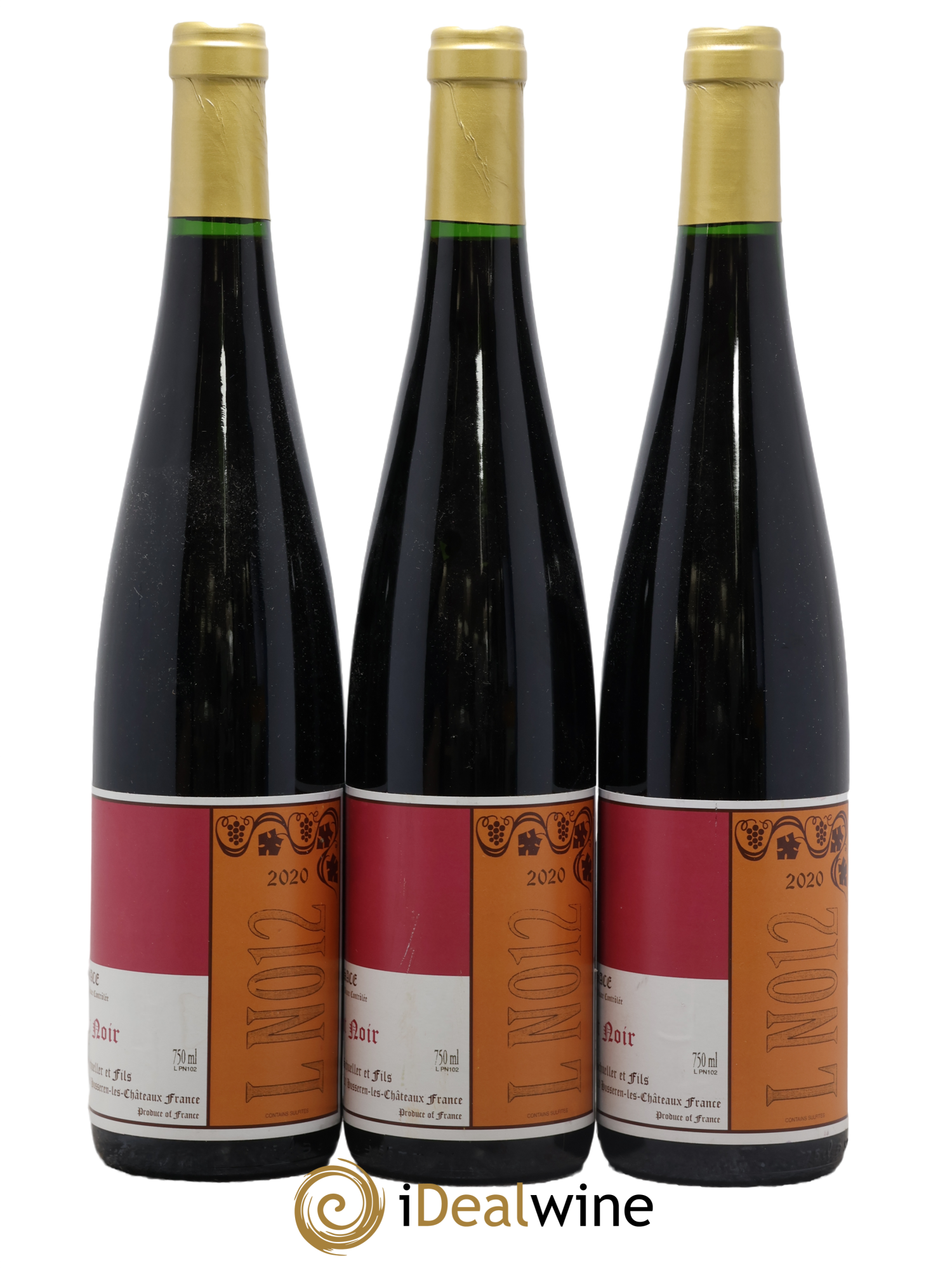Alsace Pinot Noir LN012 Gérard Schueller (Domaine) 2020 - Lot de 3 bouteilles - 0