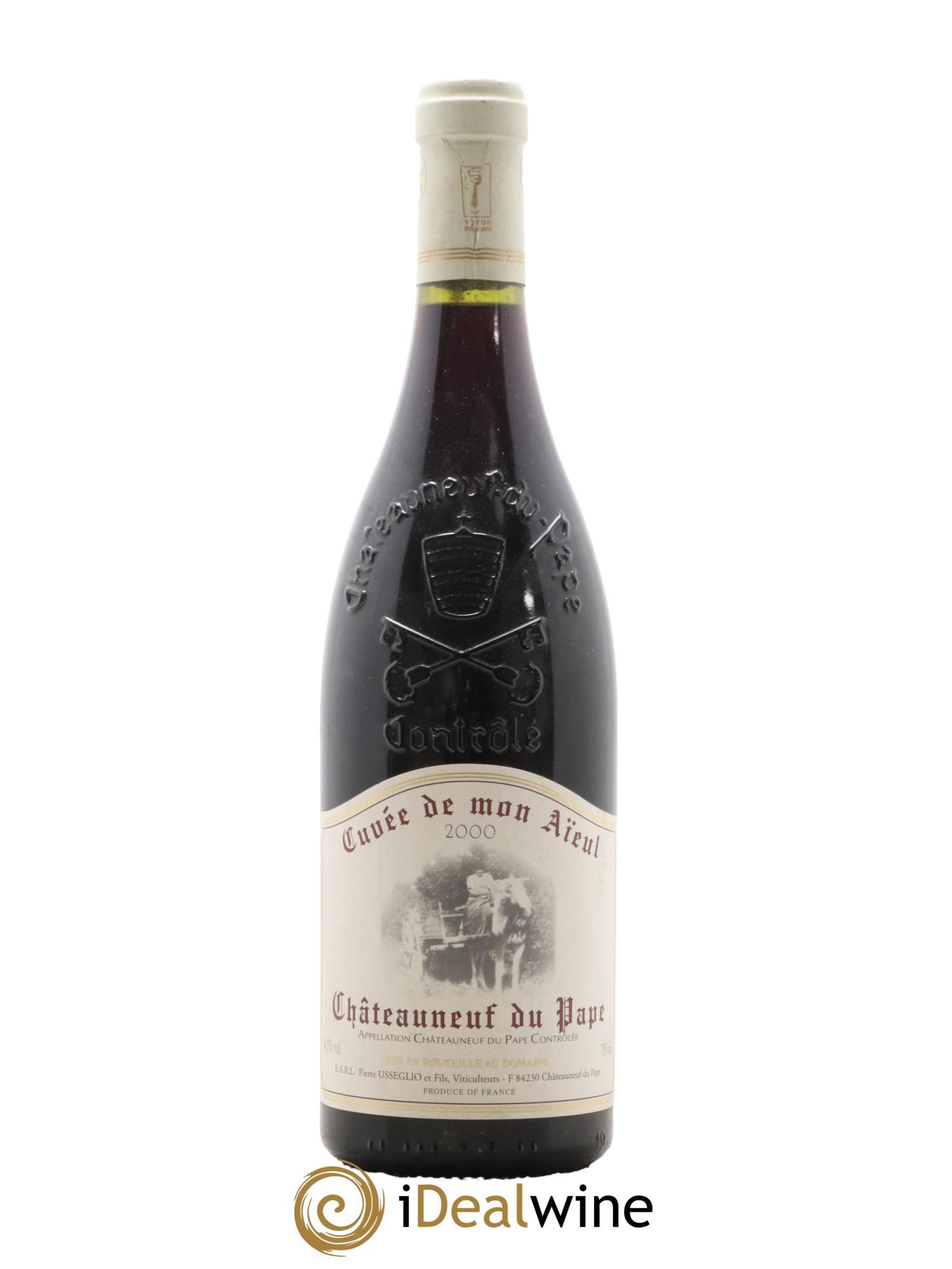 Châteauneuf-du-Pape Cuvée de mon Aïeul Pierre Usseglio & Fils 2000 - Lot de 1 bouteille - 0