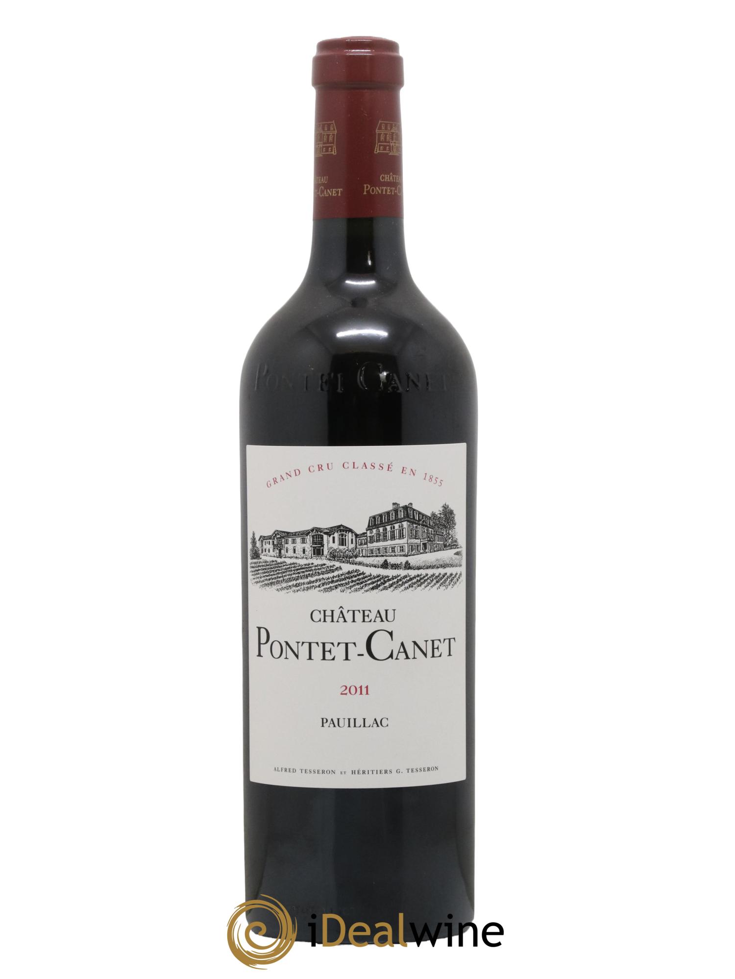 Château Pontet Canet 5ème Grand Cru Classé 2011 - Lot de 1 bouteille - 0