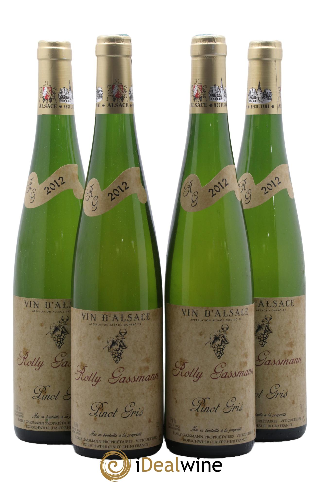 Alsace Pinot Gris Rolly-Gassmann 2012 - Lotto di 4 bottiglie - 0
