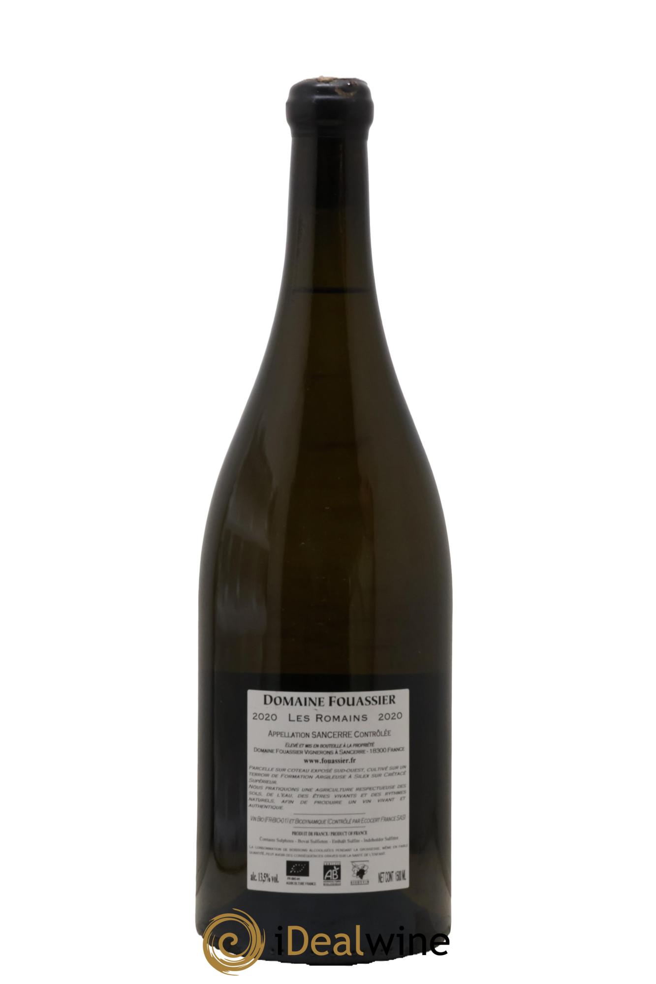 Sancerre Les Romains Fouassier (Domaine) 2020 - Lotto di 1 magnum - 1