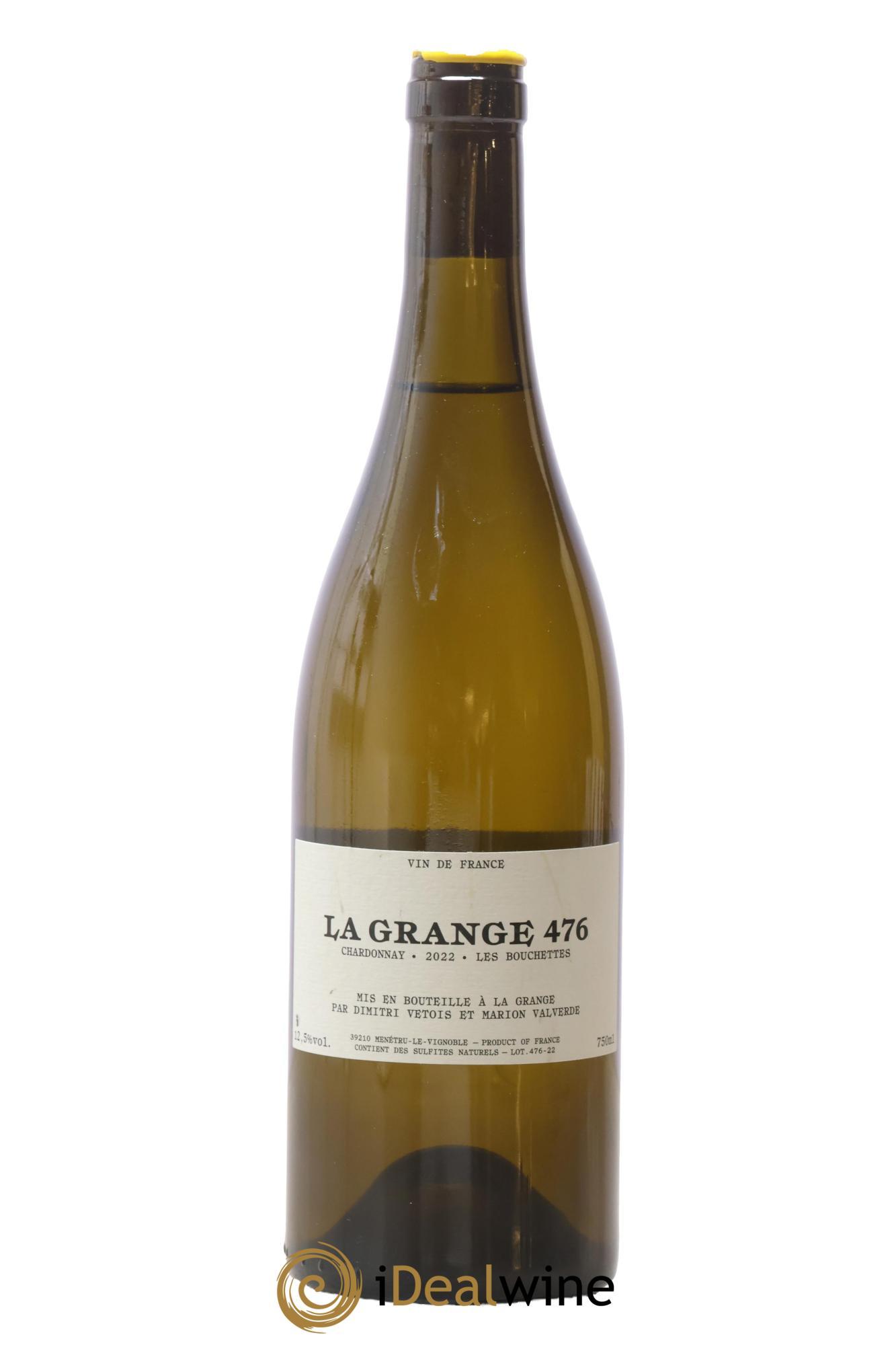 Vin de France Chardonnay Les Bouchettes La Grange 476 2022 - Lot de 1 bouteille - 0