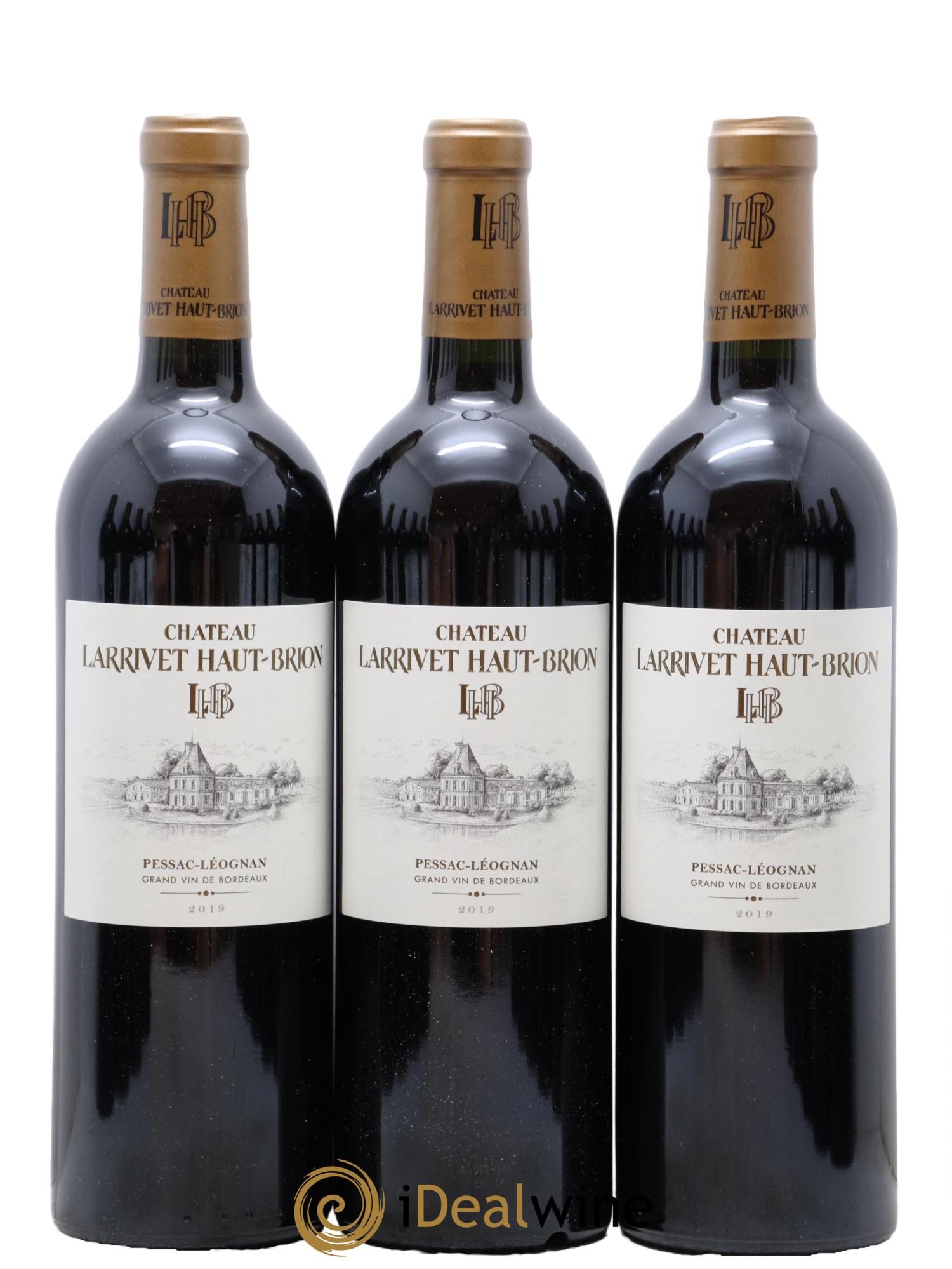 Château Larrivet Haut-Brion 2019 - Lot de 12 bouteilles - 1