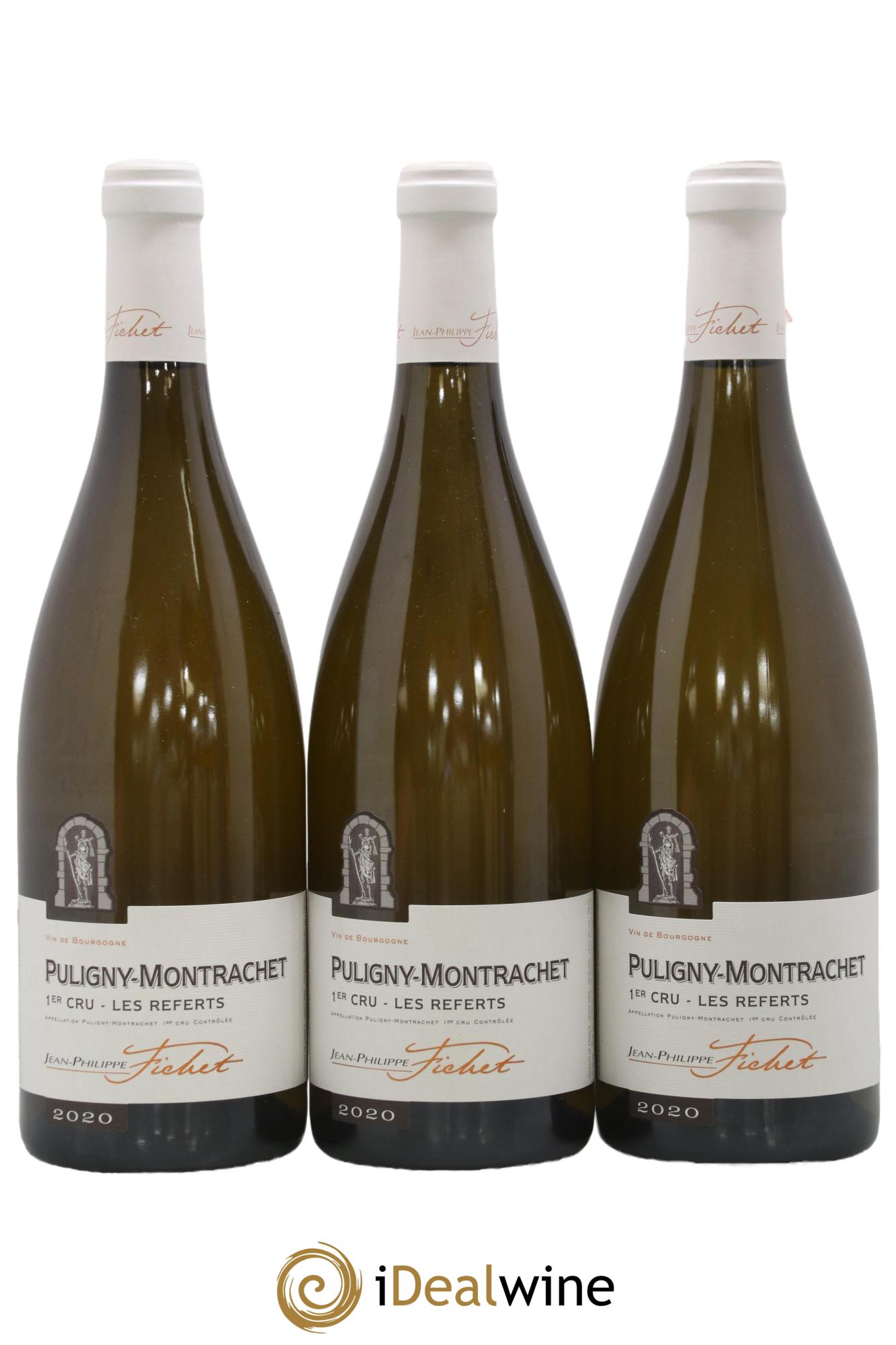 Puligny-Montrachet 1er Cru Les Referts Jean-Philippe Fichet 2020 - Lot de 3 bouteilles - 0