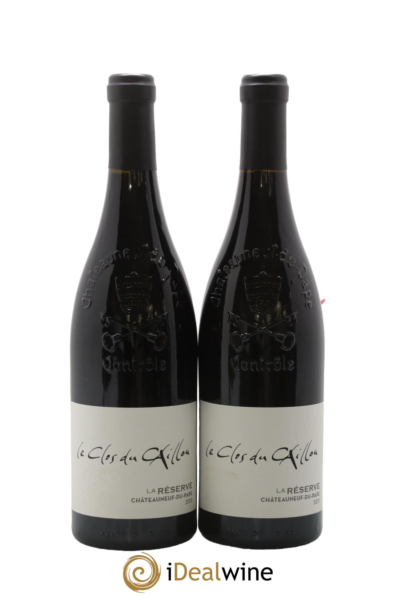 Châteauneuf-du-Pape Domaine Le Clos du Caillou Réserve Sylvie Vacheron  2011 - Lot de 2 bouteilles - 0