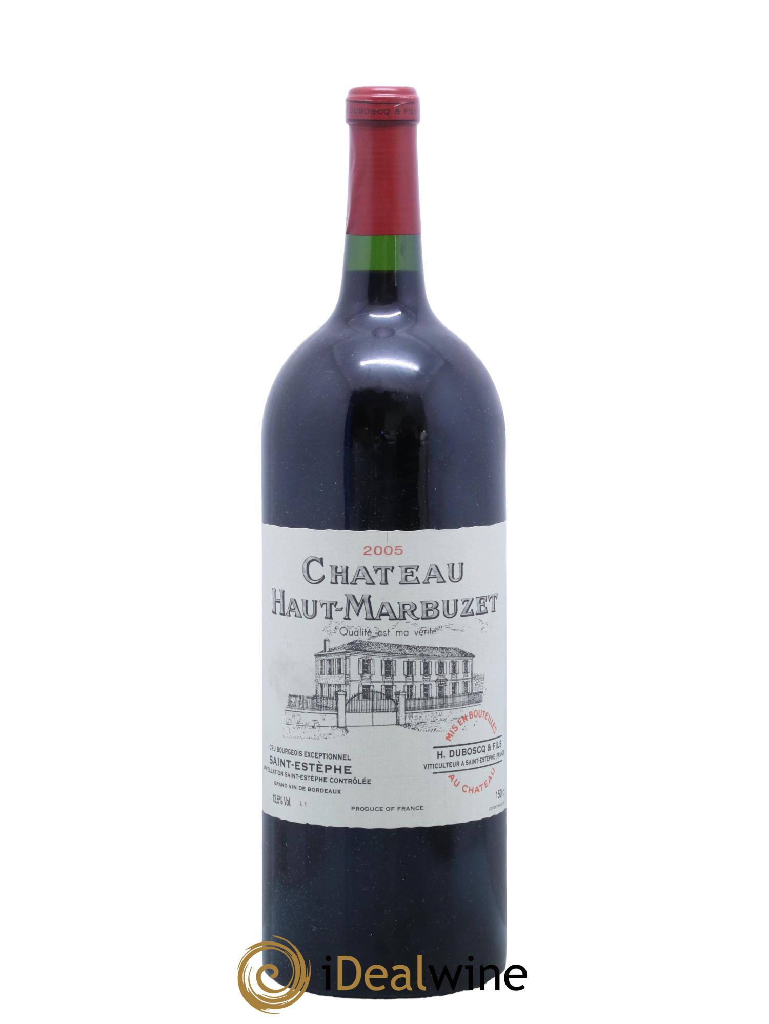Château Haut Marbuzet 2005 - Lot de 1 magnum - 0