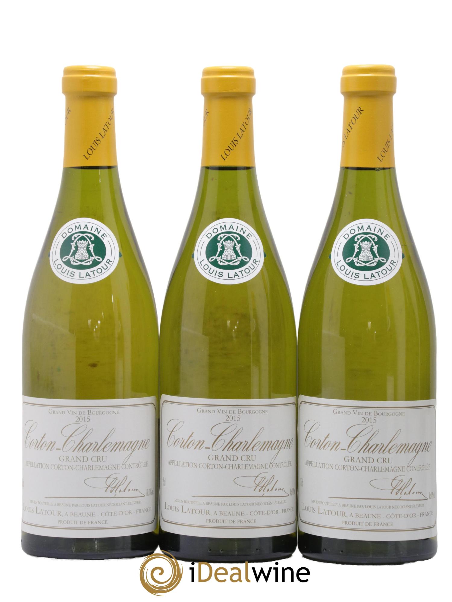 Corton-Charlemagne Grand Cru Louis Latour 2015 - Lotto di 6 bottiglie - 1