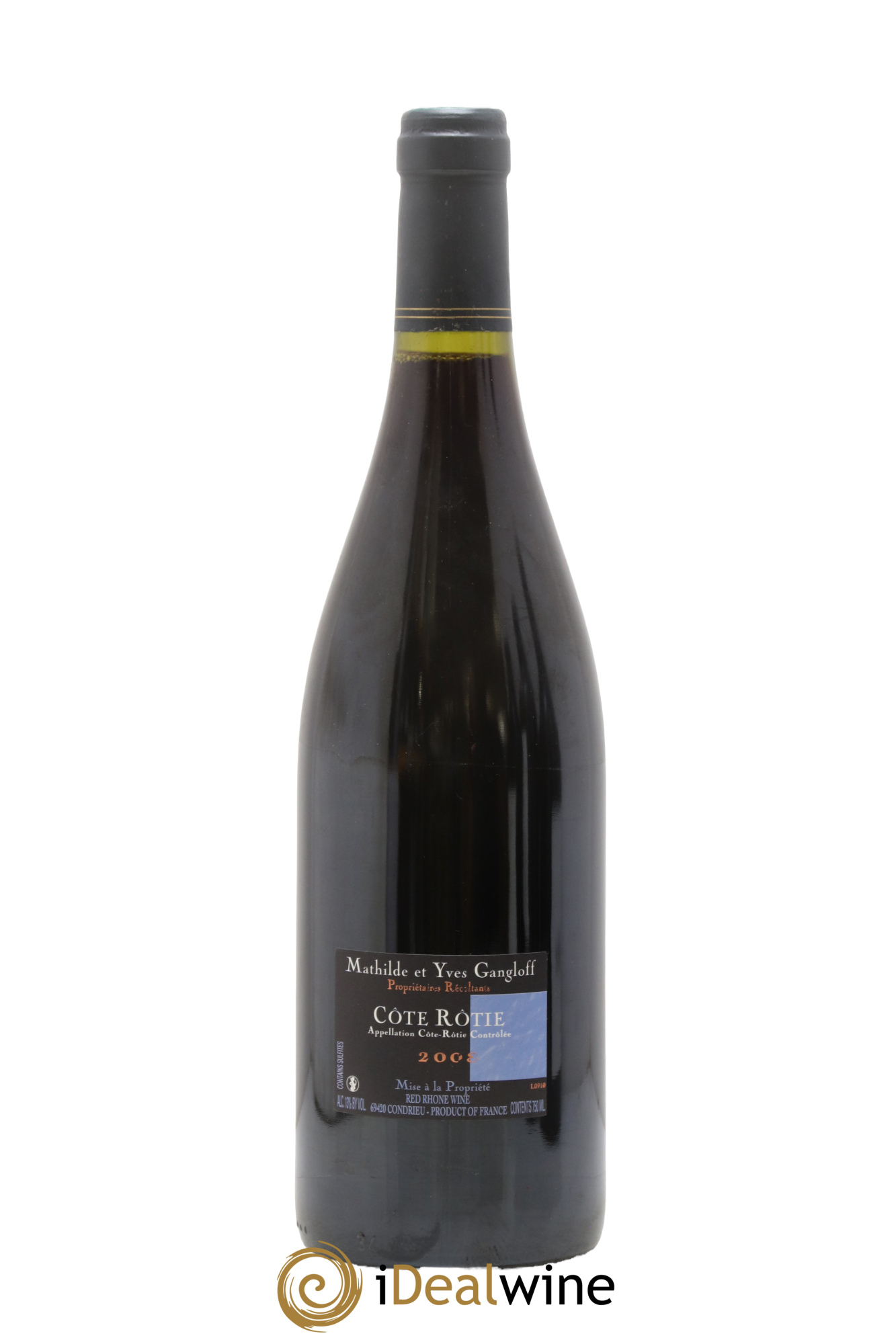 Côte-Rôtie La Barbarine Gangloff (Domaine) 2008 - Lot of 1 bottle - 1